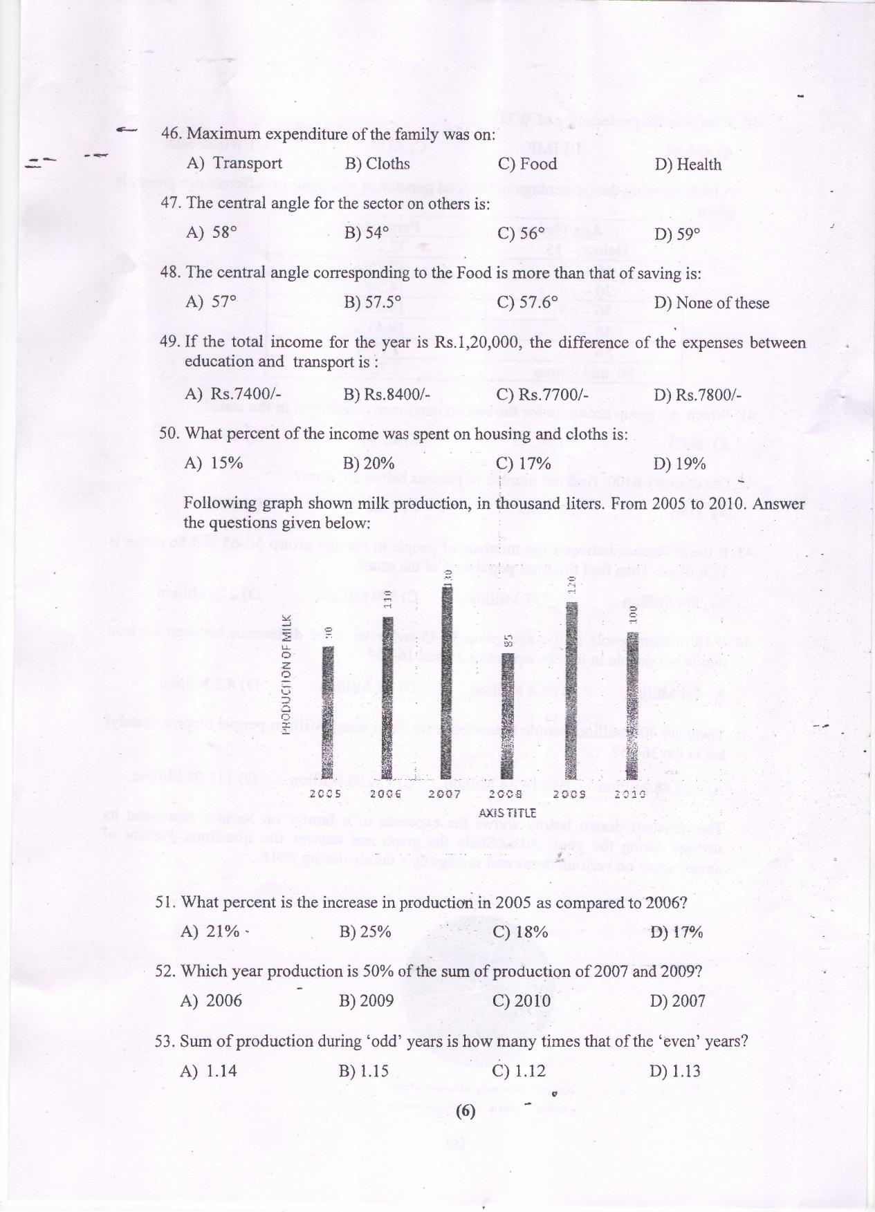 PU MET 2017 Question Booklet with Key - Page 7