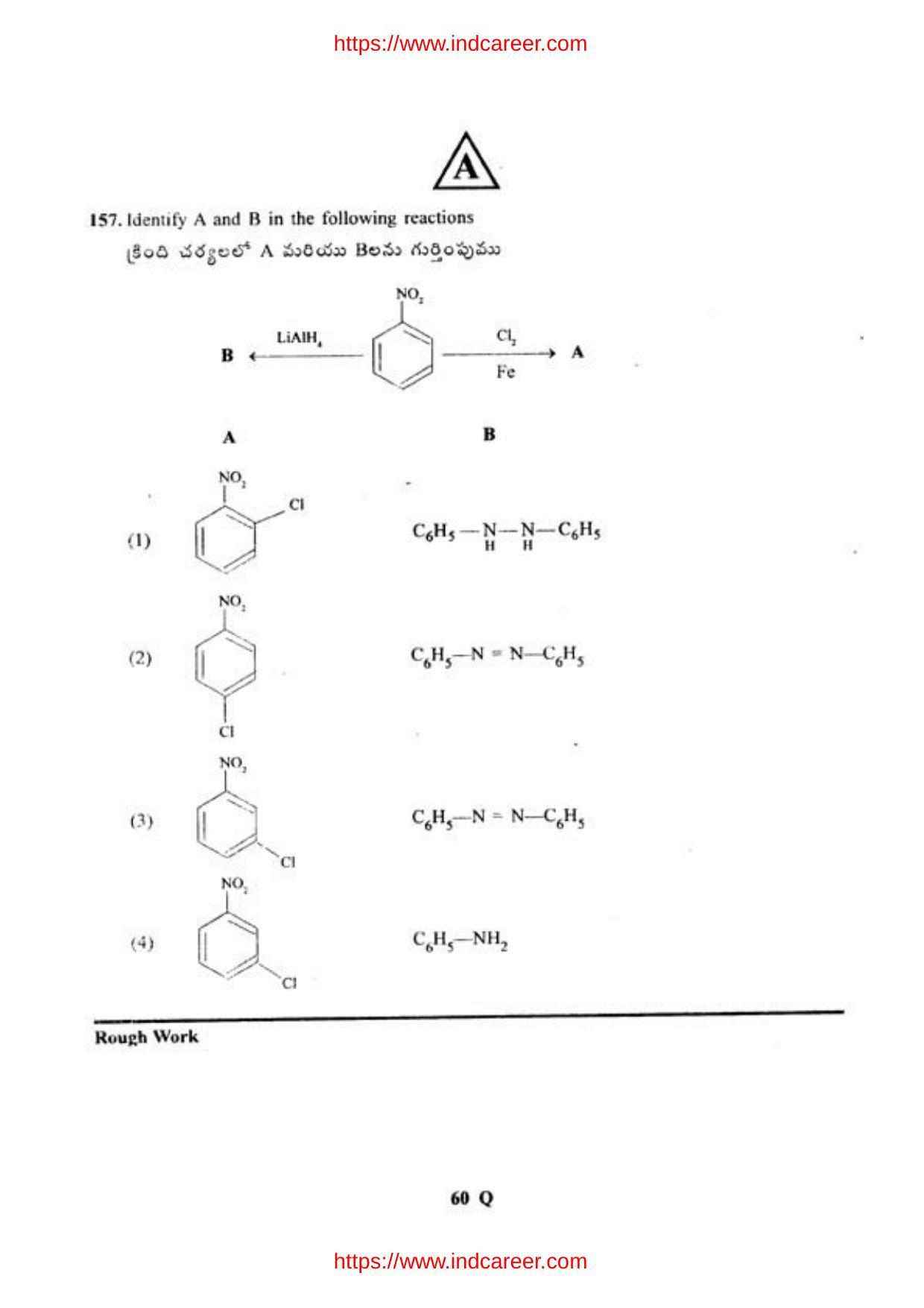 TS EAMCET 2012 Question Paper  - Page 61