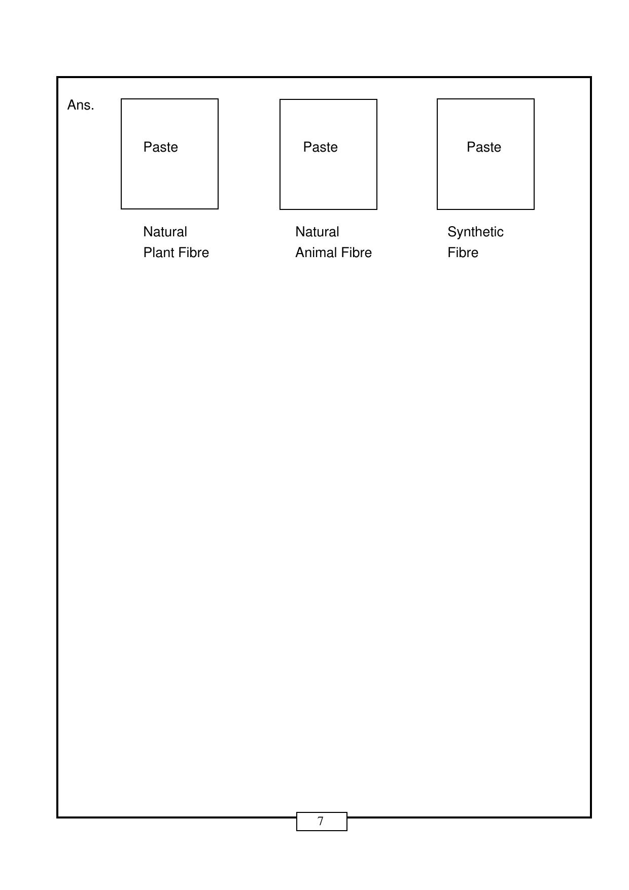 CBSE Worksheets for Class 6 Fibre to Fabric Assignment - Page 2