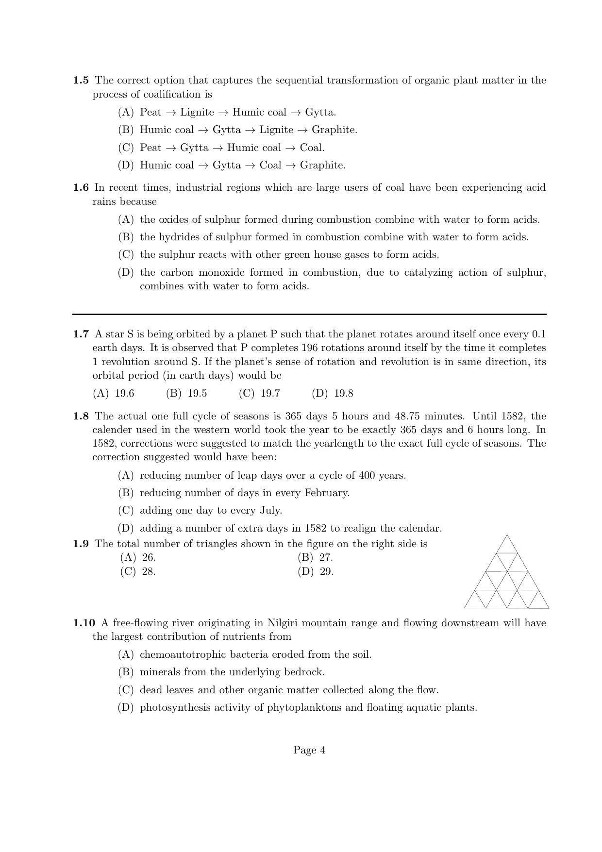LPU NEST Question Papers 2015 SET A - Page 4