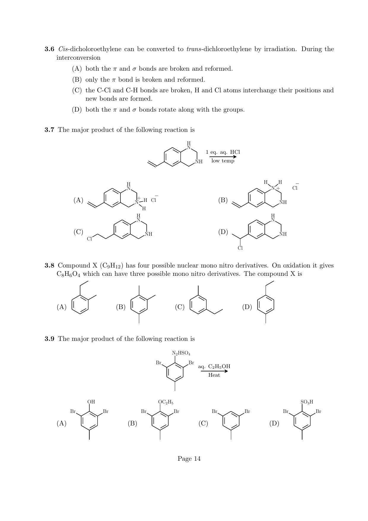 LPU NEST Question Papers 2015 SET A - Page 14