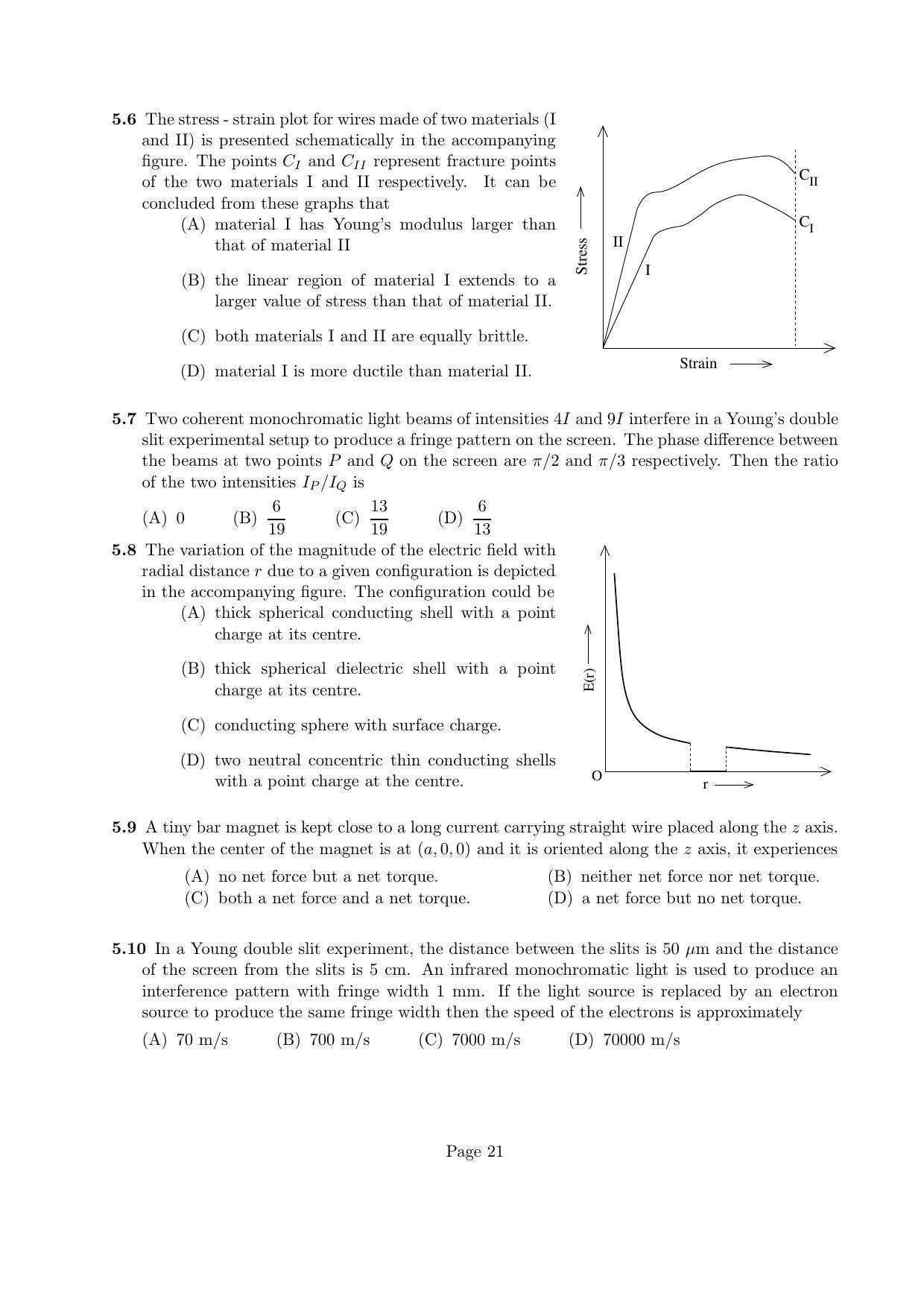 LPU NEST Question Papers 2015 SET A - Page 21