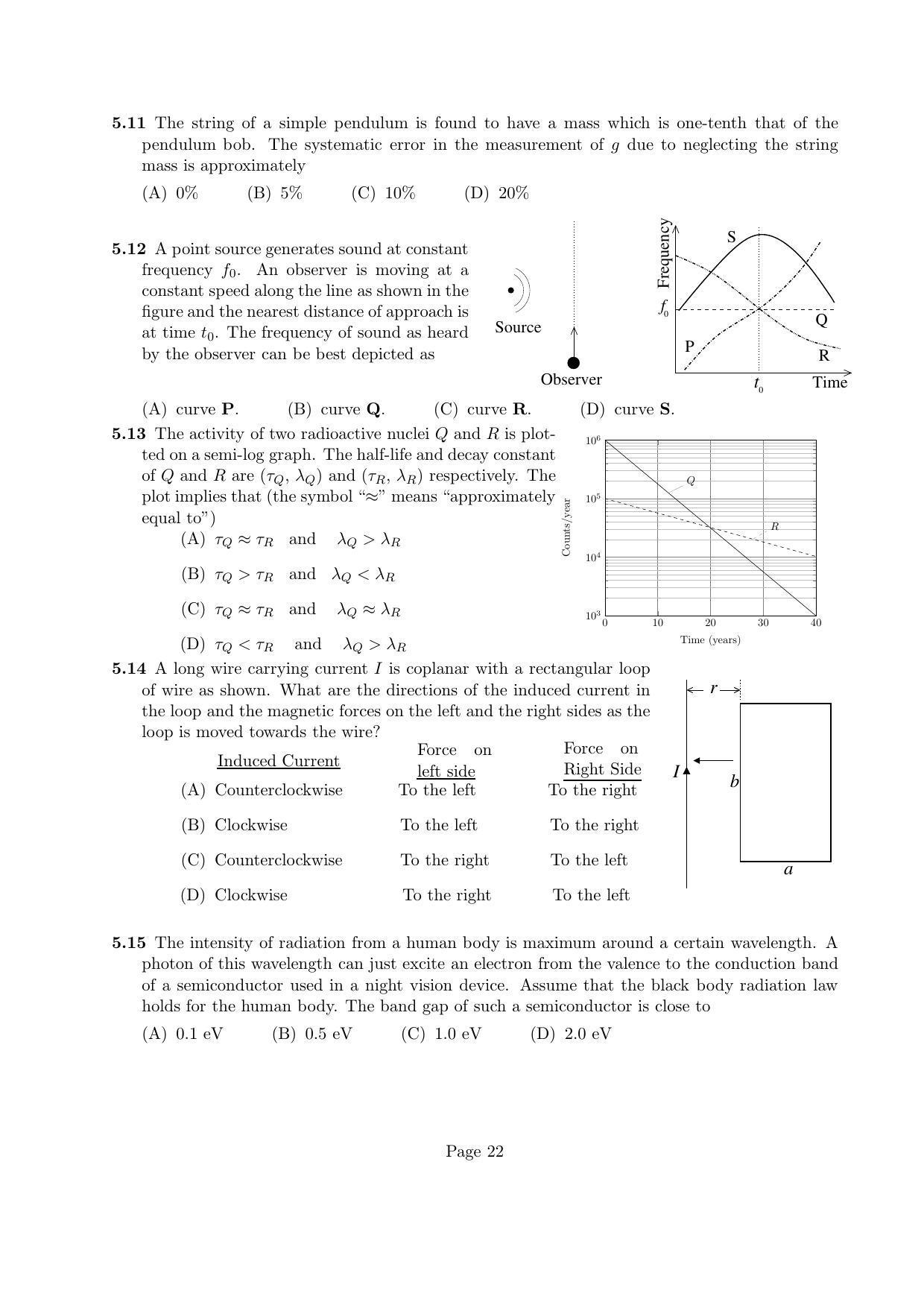 LPU NEST Question Papers 2015 SET A - Page 22
