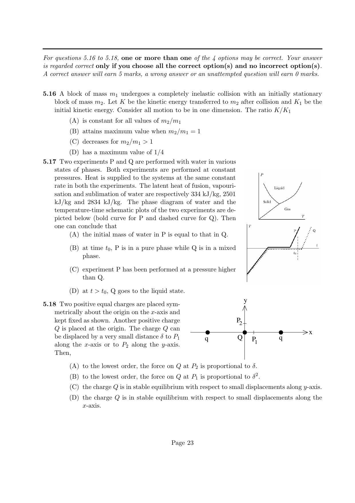 LPU NEST Question Papers 2015 SET A - Page 23