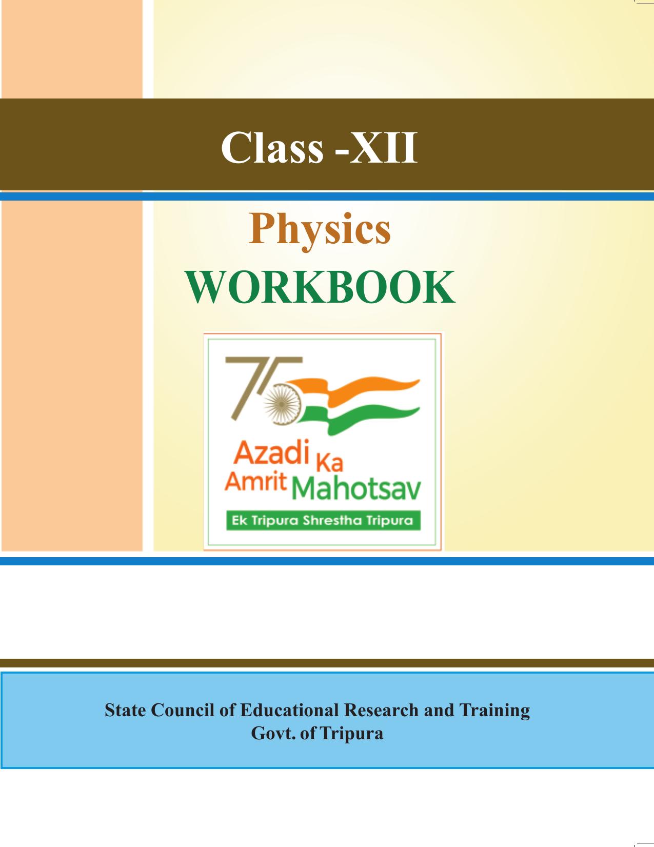 Tripura Board Class 12 Physics English Workbooks - Page 1