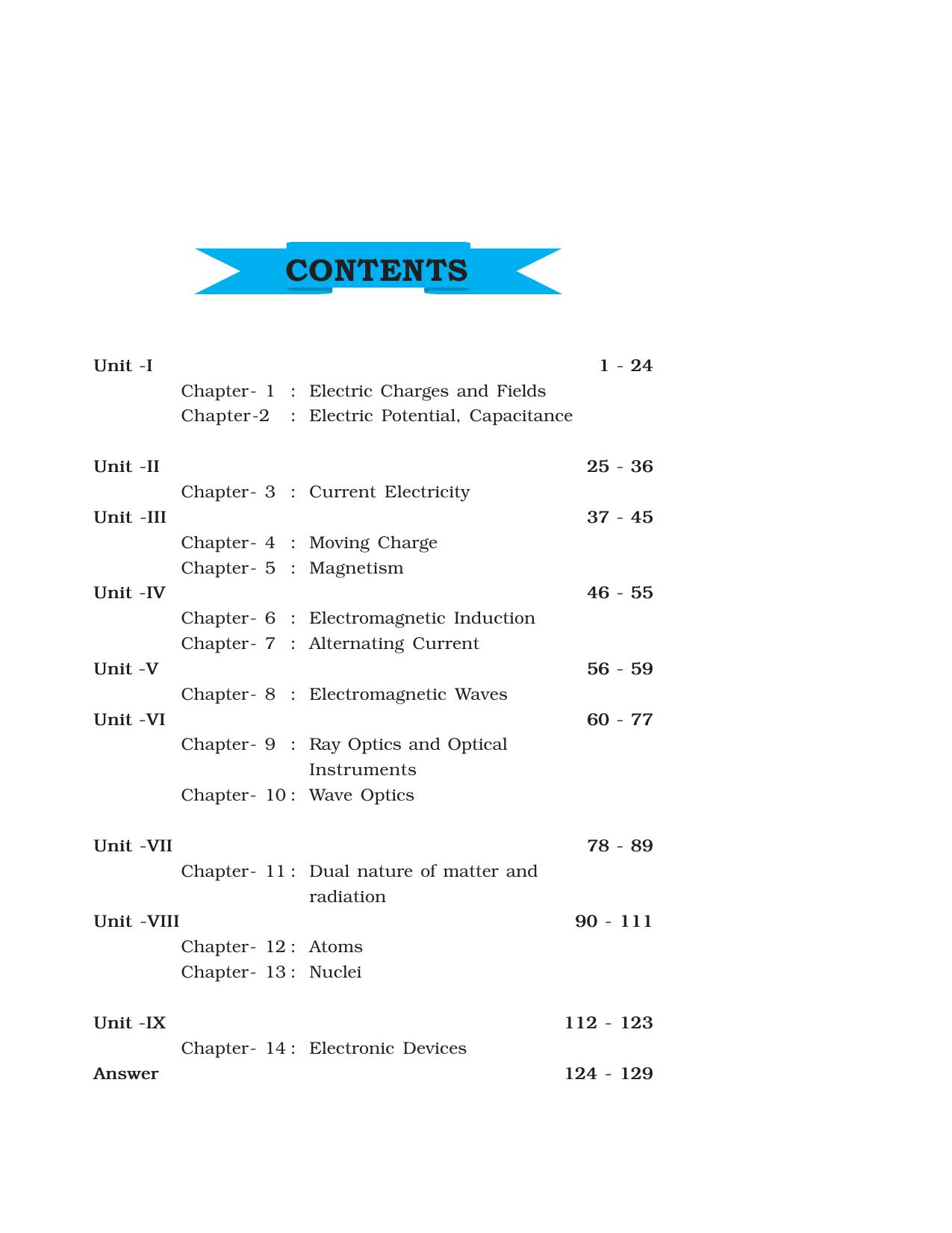 Tripura Board Class 12 Physics English Workbooks - Page 5