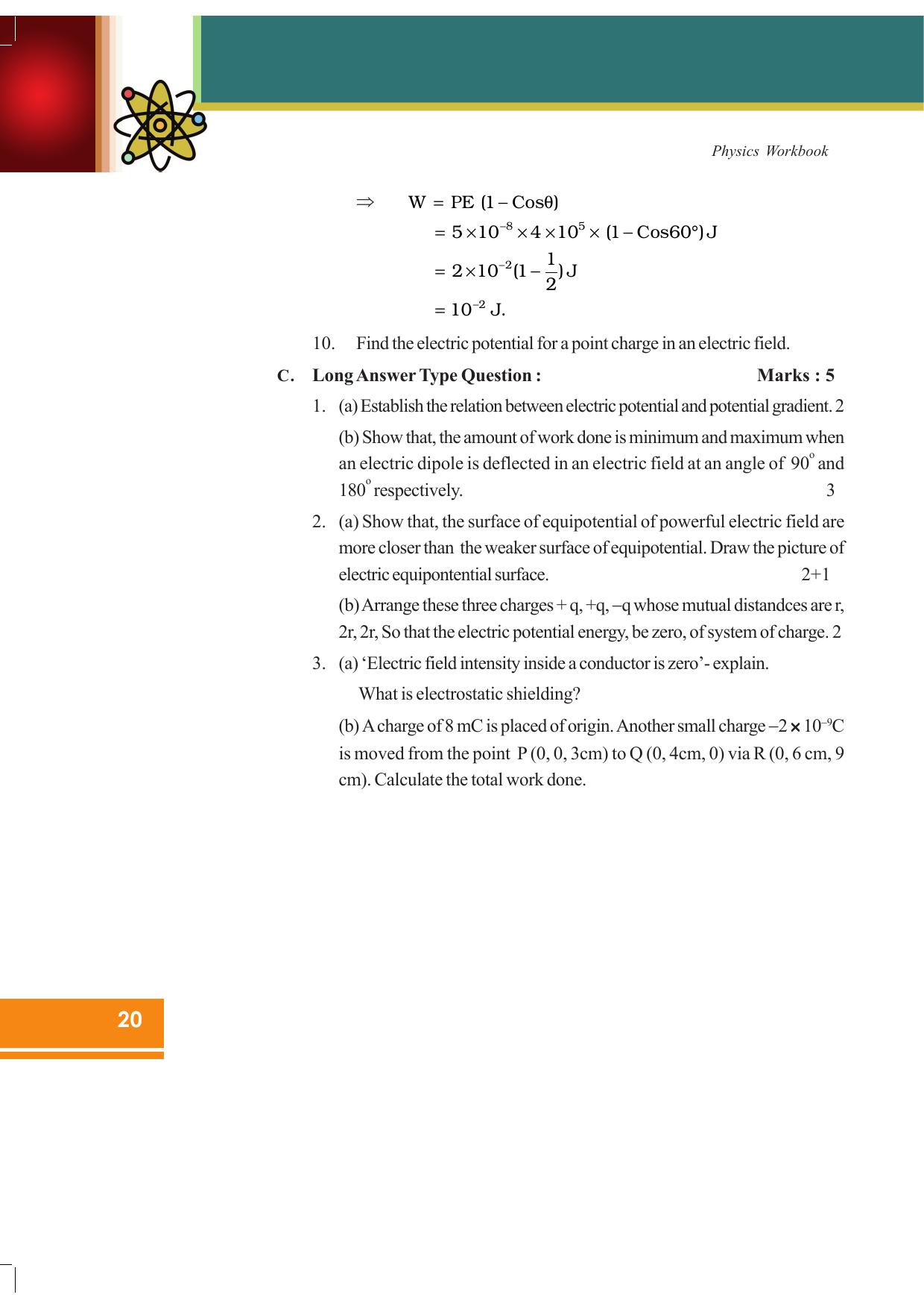 Tripura Board Class 12 Physics English Workbooks - Page 26