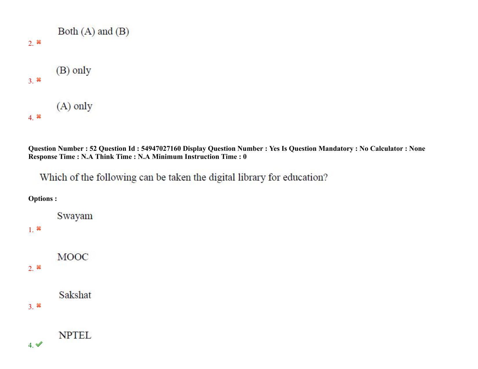AP RCET 2022: Adult Education - 19-10-2022 (Wednesday) Session-I Question Paper With keys - Page 42