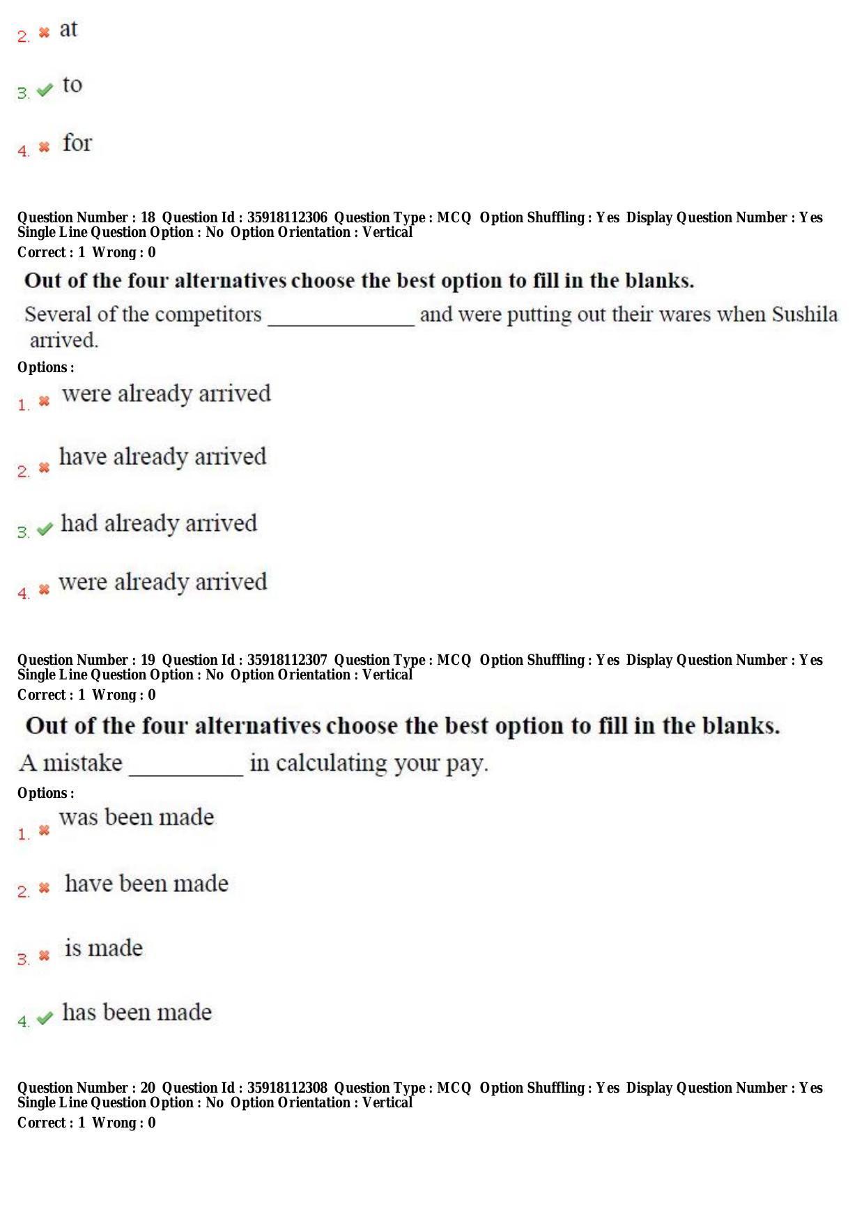 TS CPGET 2018 M.A. English (Shift 3) Question Paper with Answer Key - Page 8