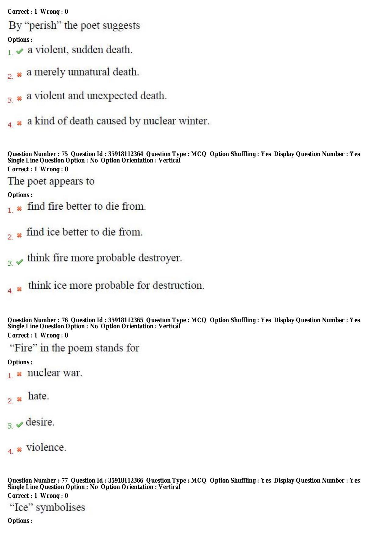 TS CPGET 2018 M.A. English (Shift 3) Question Paper with Answer Key - Page 30