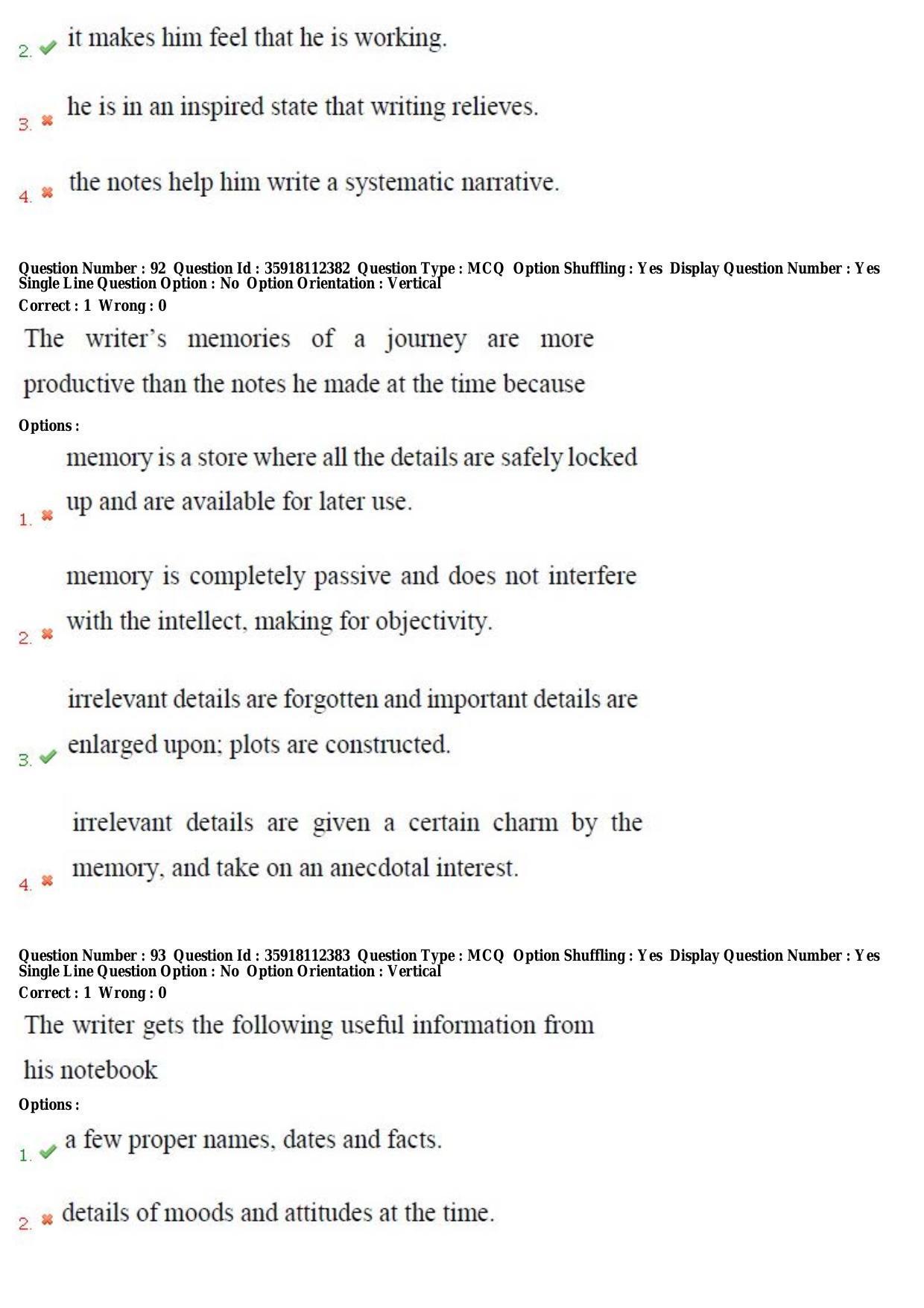 TS CPGET 2018 M.A. English (Shift 3) Question Paper with Answer Key - Page 38