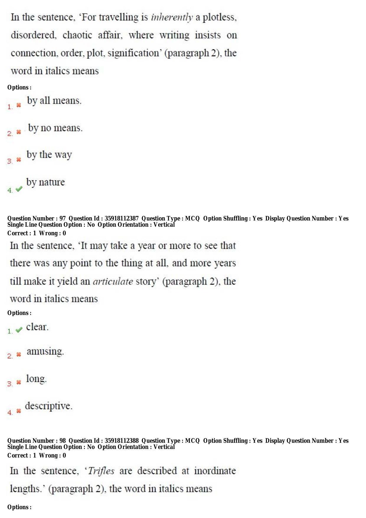 TS CPGET 2018 M.A. English (Shift 3) Question Paper with Answer Key - Page 40