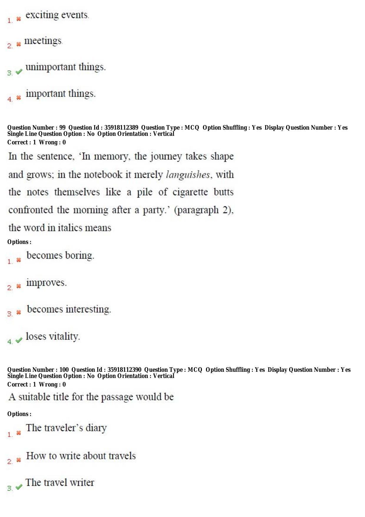 TS CPGET 2018 M.A. English (Shift 3) Question Paper with Answer Key - Page 41