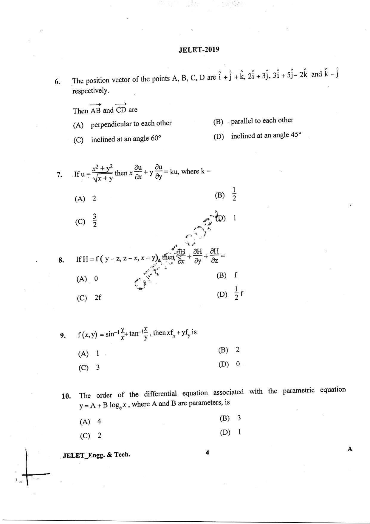 WBJEE  JELET 2019 ( Engg & Tech) - Page 3