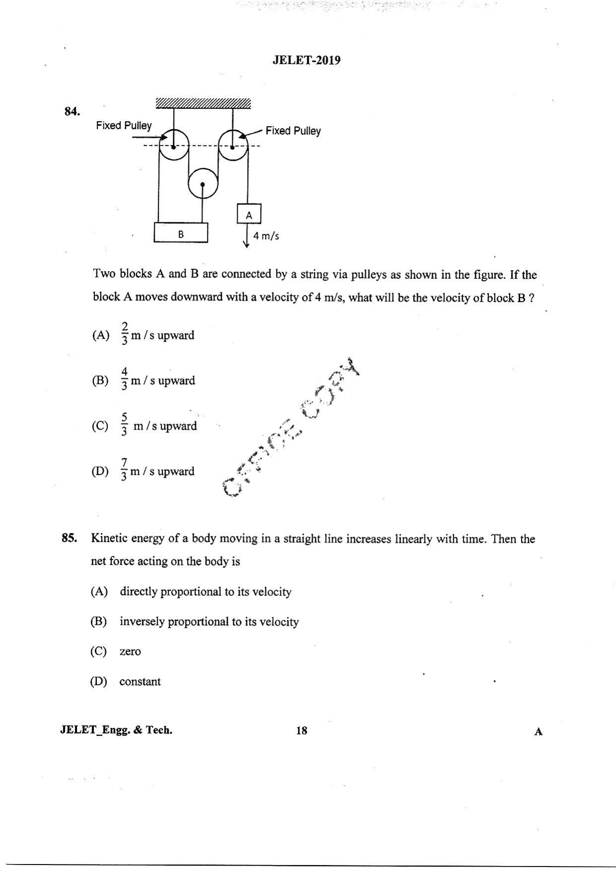 WBJEE  JELET 2019 ( Engg & Tech) - Page 17