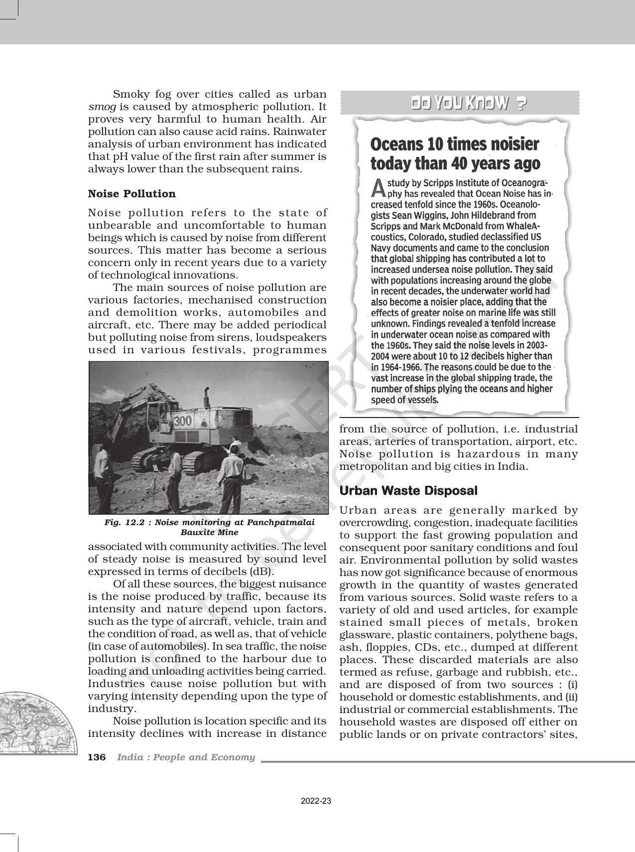 NCERT Book for Class 12 Geography (Part-II) Chapter 12 Geographical Perspective on Selected Issues and Problems - Page 4