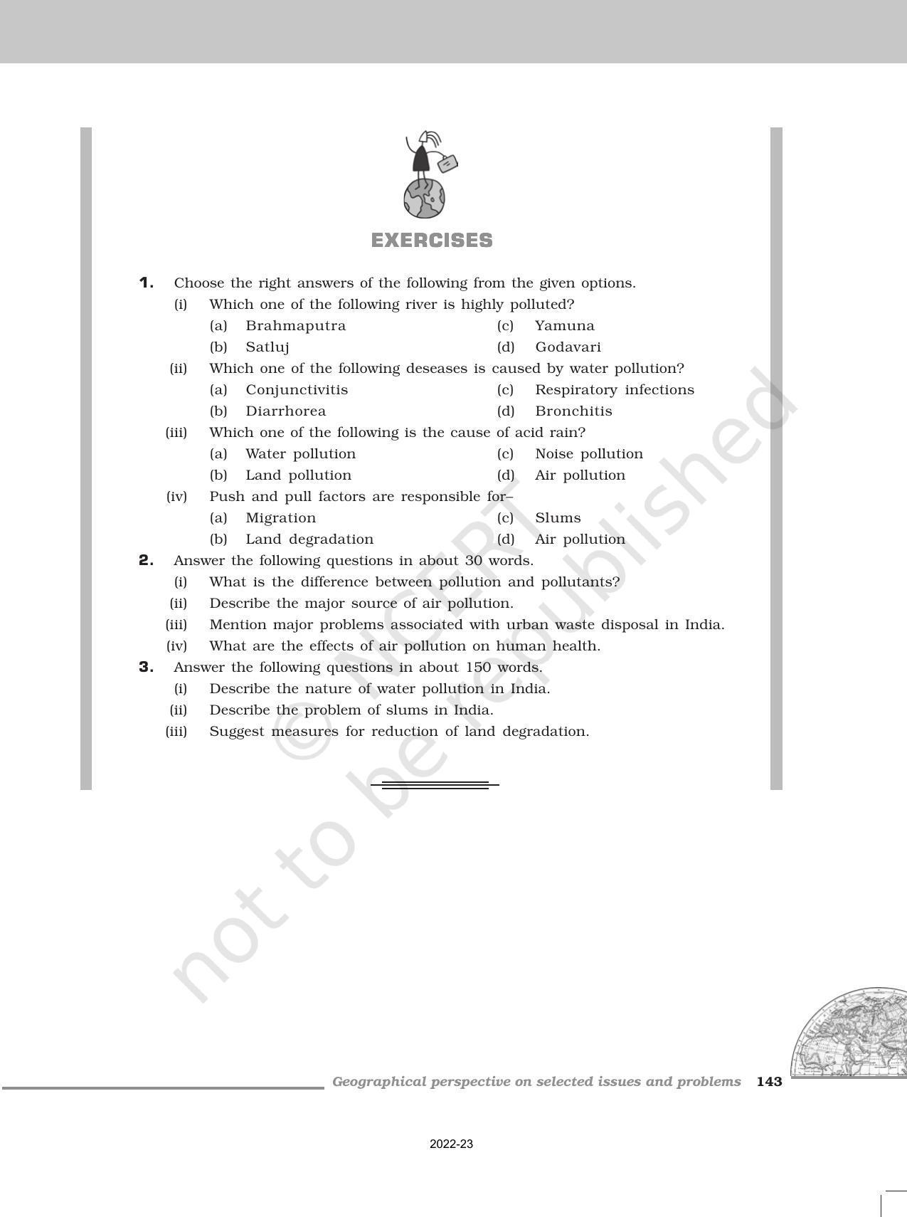NCERT Book for Class 12 Geography (Part-II) Chapter 12 Geographical Perspective on Selected Issues and Problems - Page 11