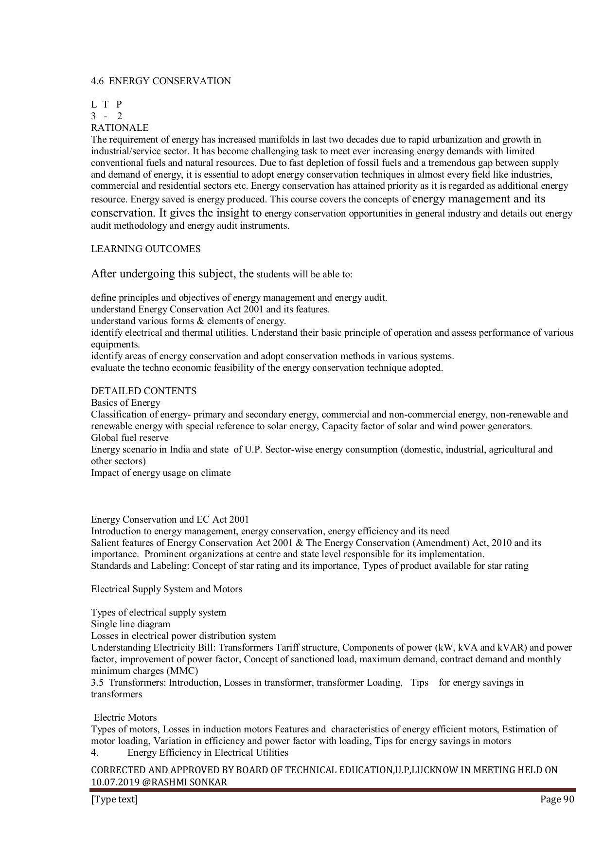 EFFECTIVE FROM JULY 2019-20 - SIX SEMESTER DIPLOMA COURSE IN INFORMATION TECHNOLOGY - Page 90