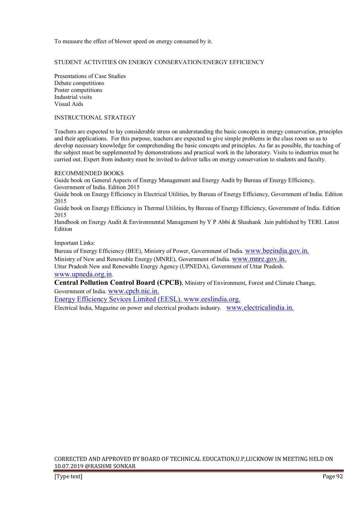 EFFECTIVE FROM JULY 2019-20 - SIX SEMESTER DIPLOMA COURSE IN INFORMATION TECHNOLOGY - Page 92
