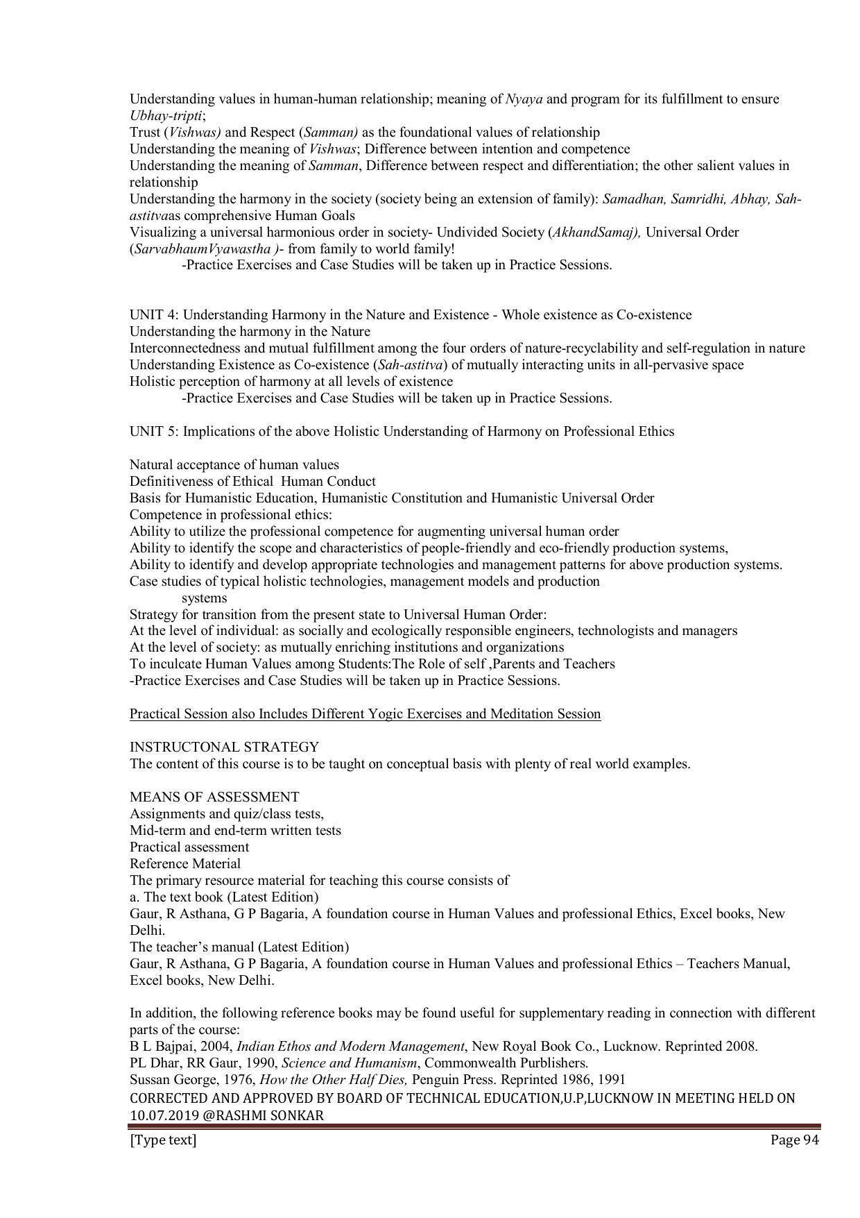 EFFECTIVE FROM JULY 2019-20 - SIX SEMESTER DIPLOMA COURSE IN INFORMATION TECHNOLOGY - Page 94