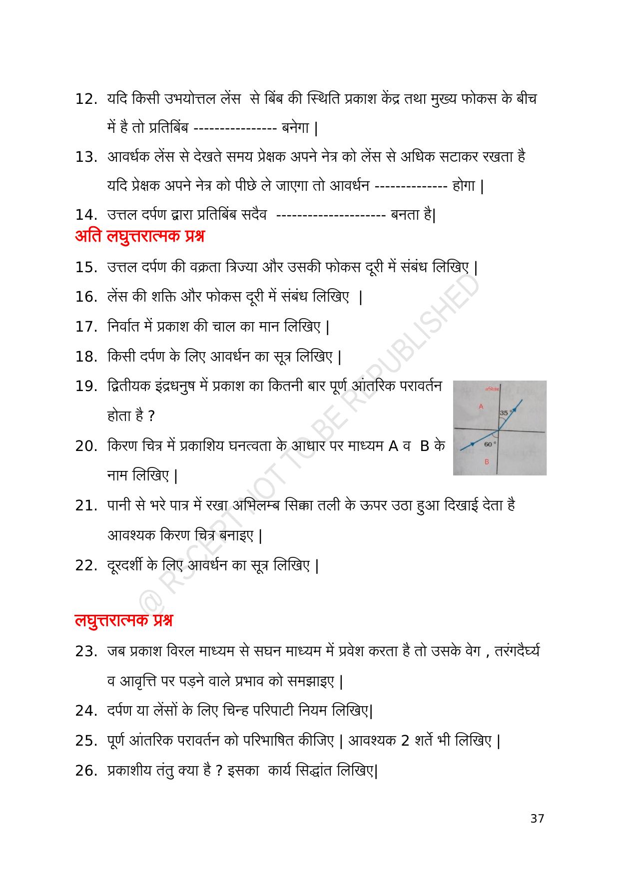 RBSE 2023 Class 12 Physics Question Bank - Page 37