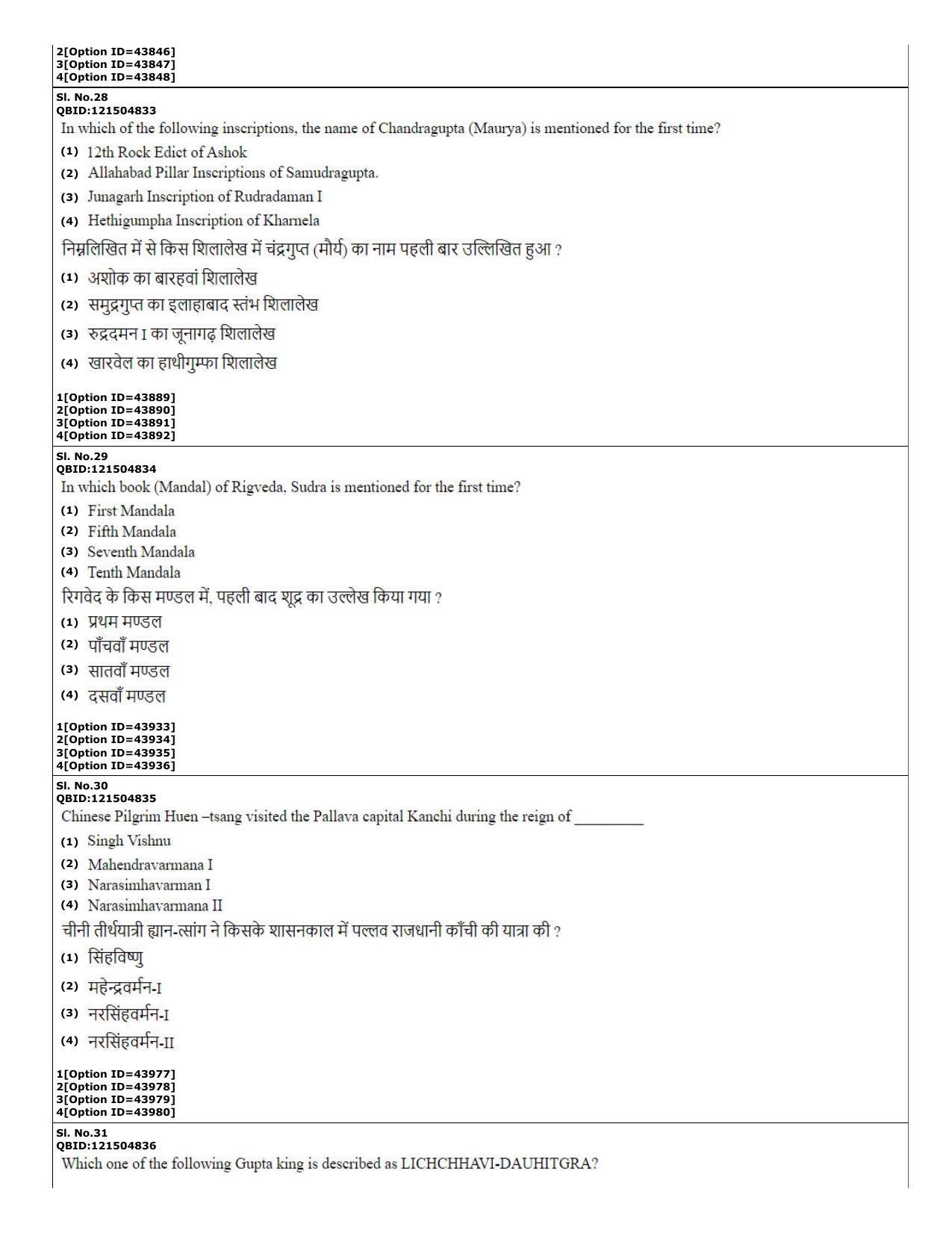 CUET (PG) 2022: PGQP-78 Ancient Indian History, Culture & Arch (11-09-2022) Question Paper - Page 12