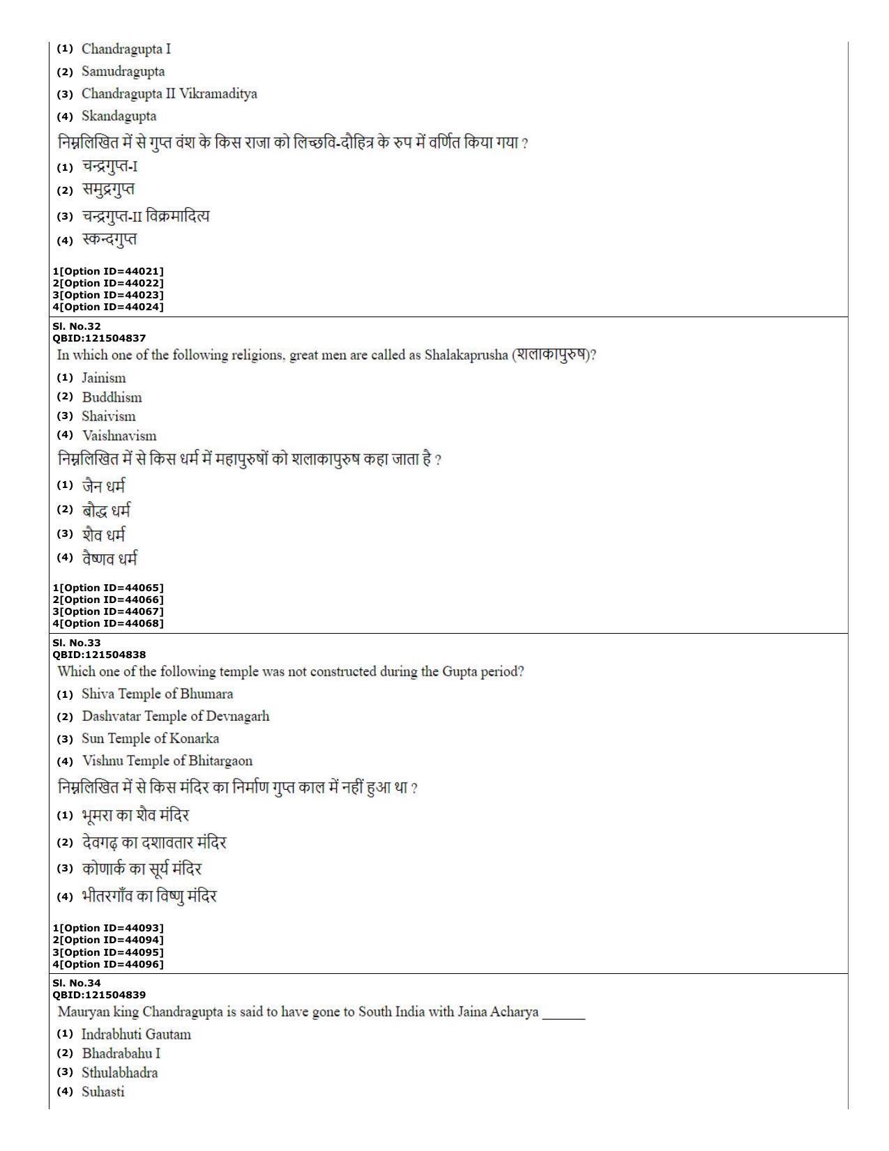 CUET (PG) 2022: PGQP-78 Ancient Indian History, Culture & Arch (11-09-2022) Question Paper - Page 13