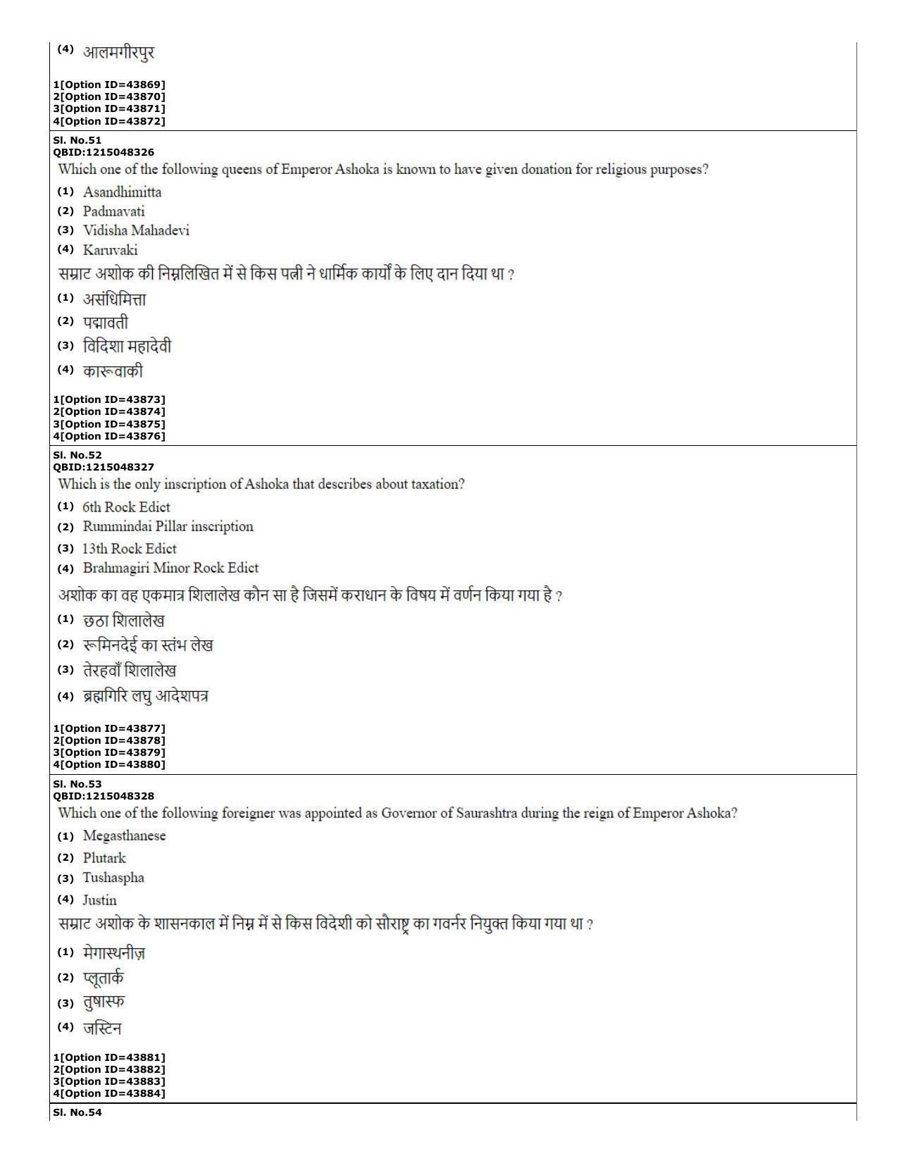 CUET (PG) 2022: PGQP-78 Ancient Indian History, Culture & Arch (11-09-2022) Question Paper - Page 19