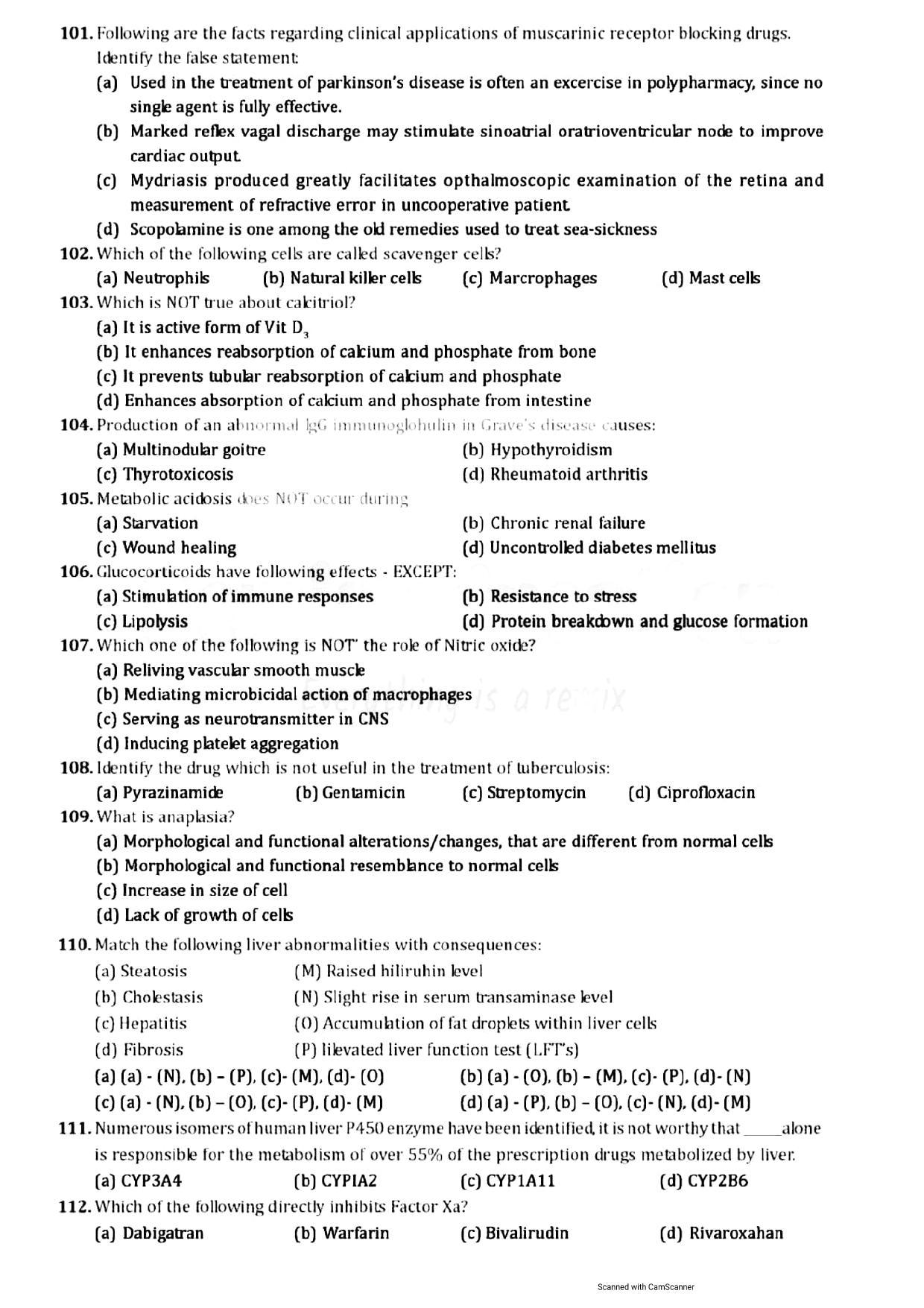 GPAT 2019 Question Papers - Page 9