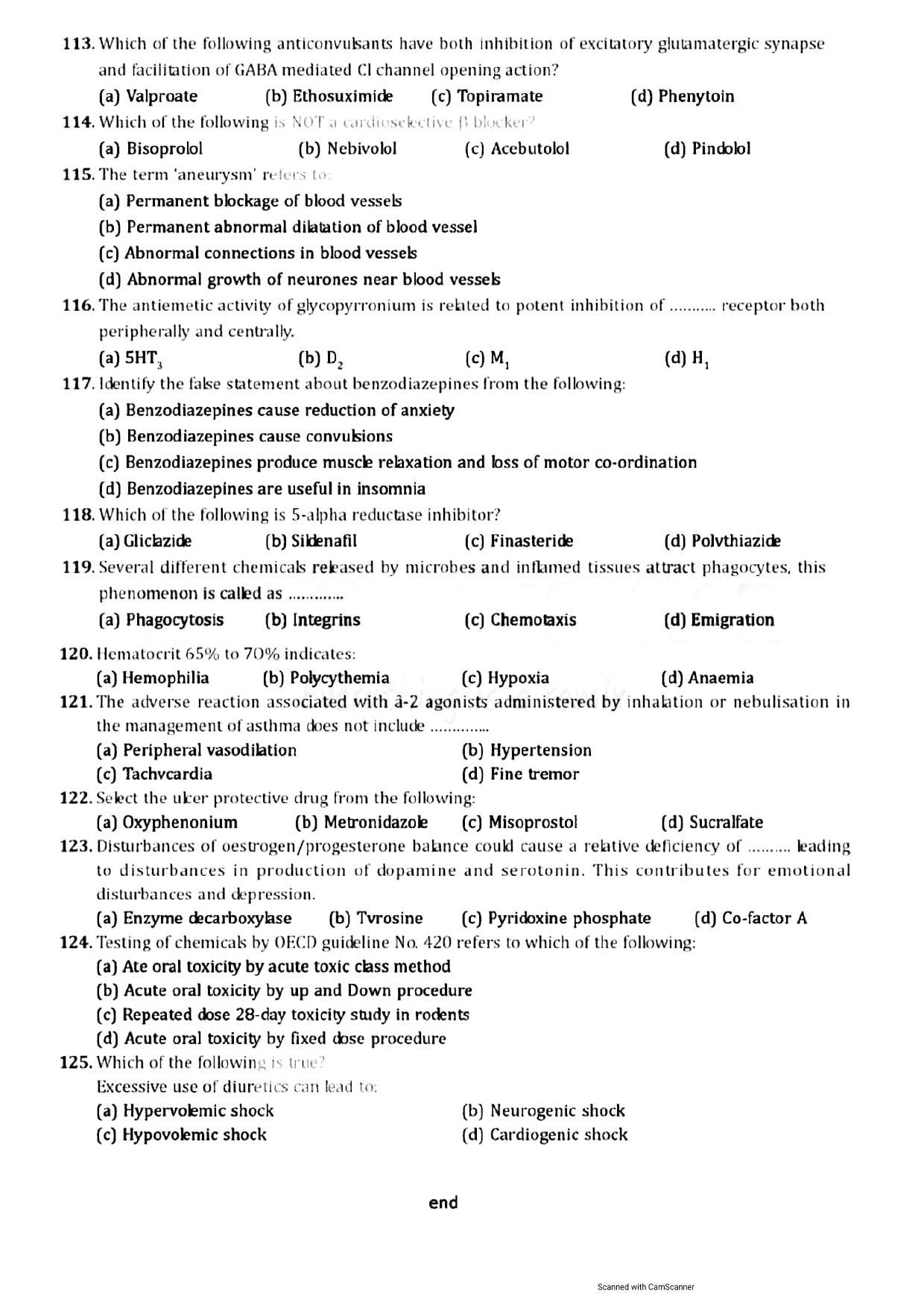 GPAT 2019 Question Papers - Page 10