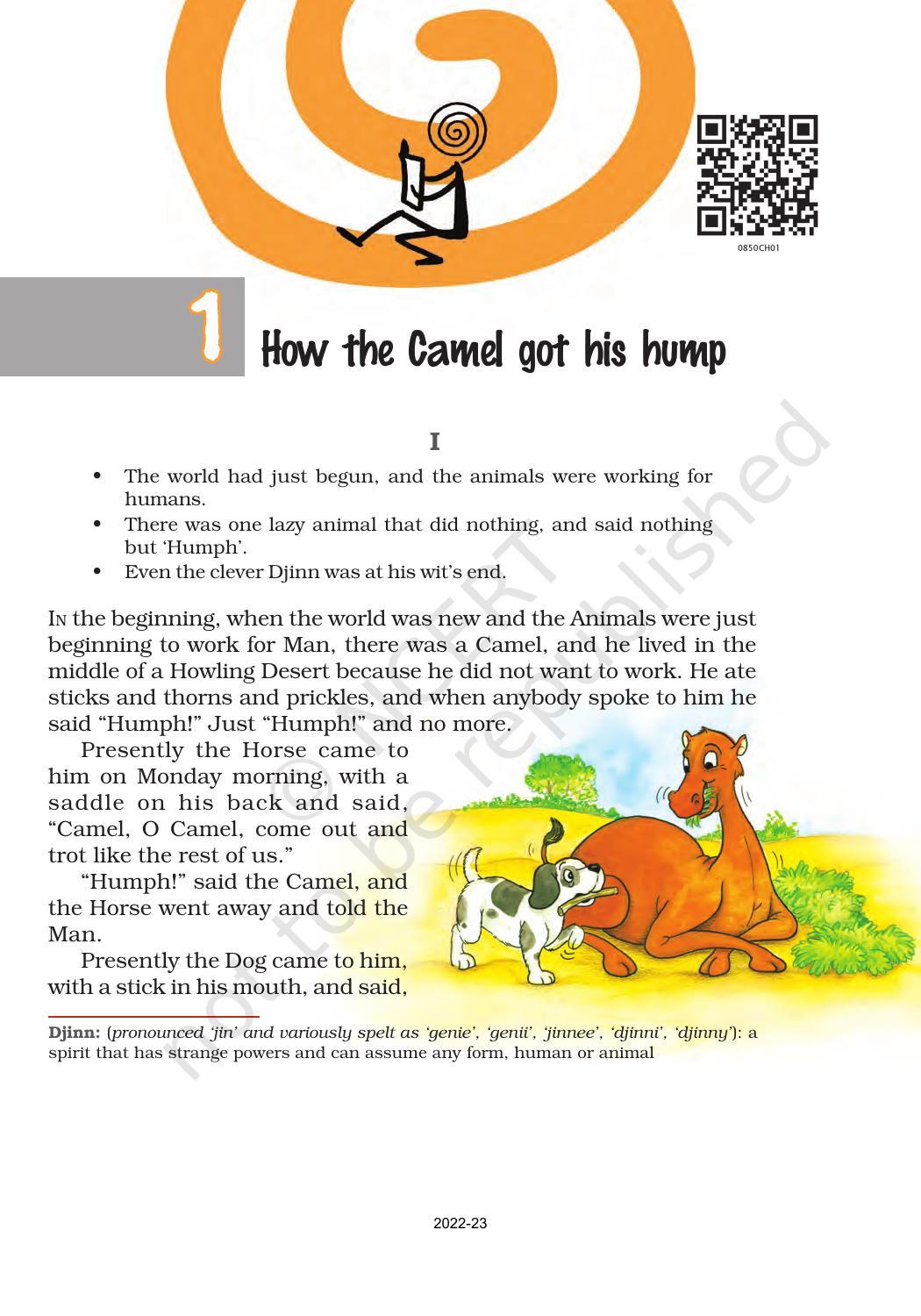 NCERT Book for Class 8 English It So Happened Chapter 1 How the Camel Got His Hump - Page 1