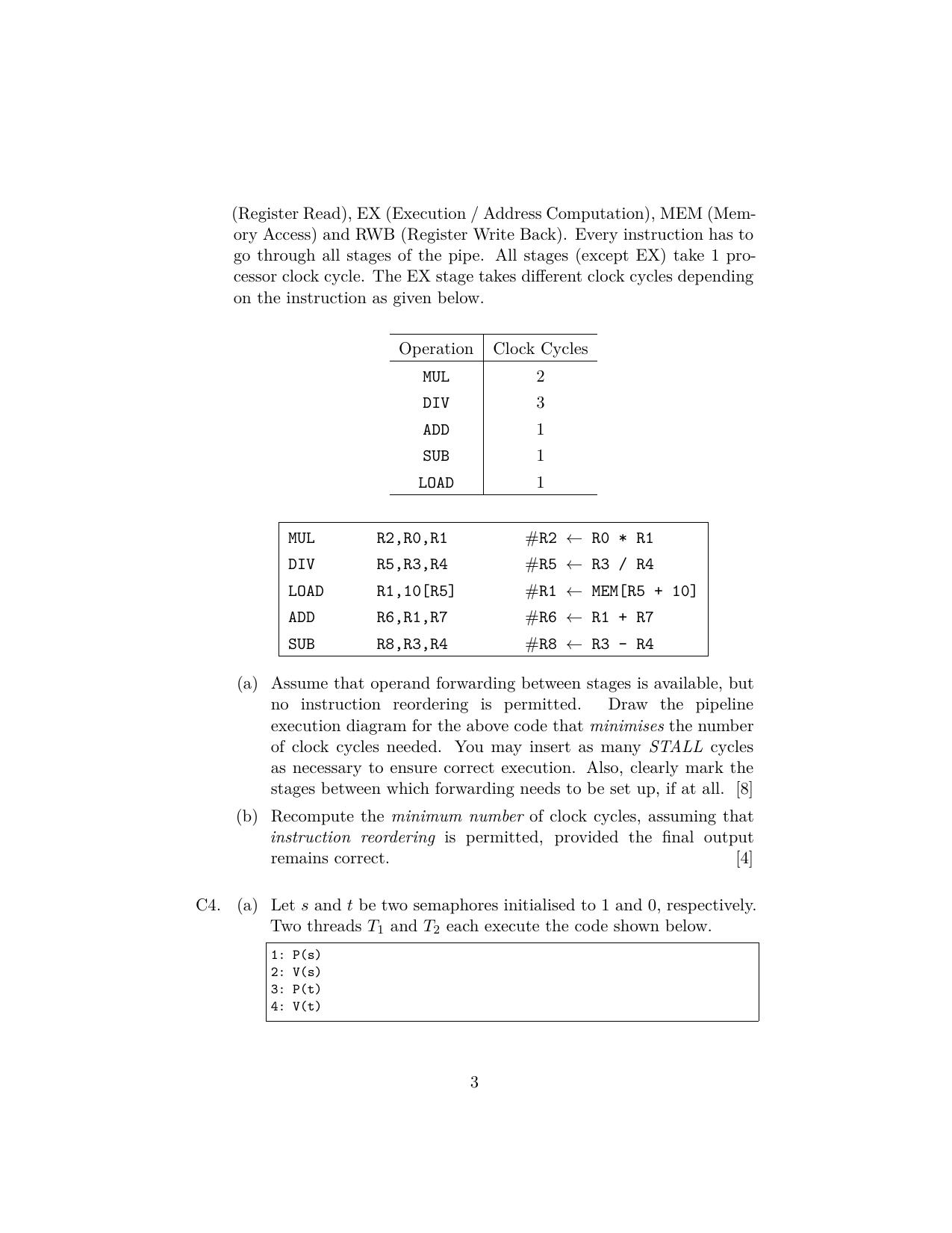ISI Admission Test JRF in Computer Science (CSB) 2022 Sample Paper - Page 3