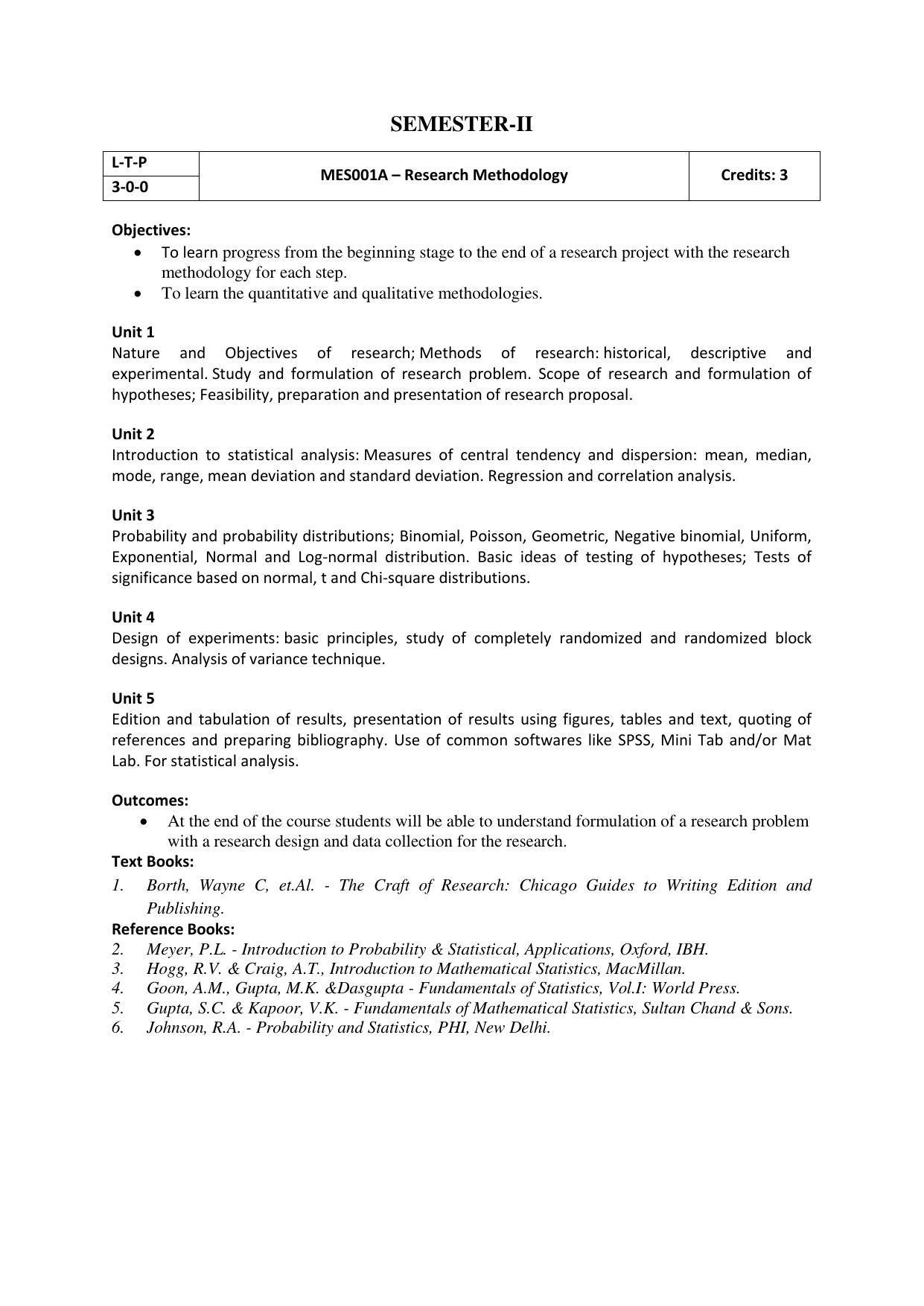 JECRC Jaipur M Tech - Structural Engineering Syllabus - Page 10
