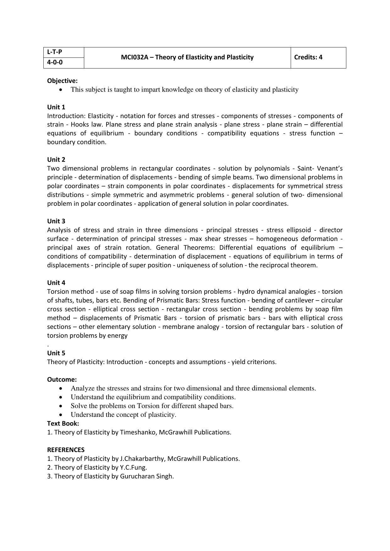 JECRC Jaipur M Tech - Structural Engineering Syllabus - Page 13