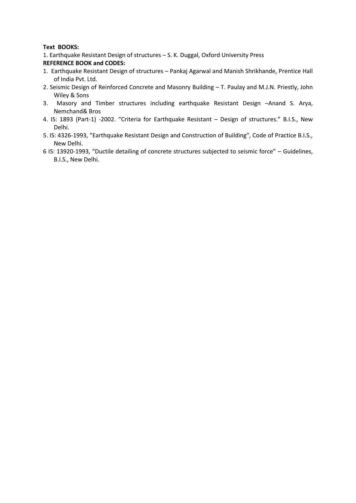 JECRC Jaipur M Tech - Structural Engineering Syllabus - Page 23