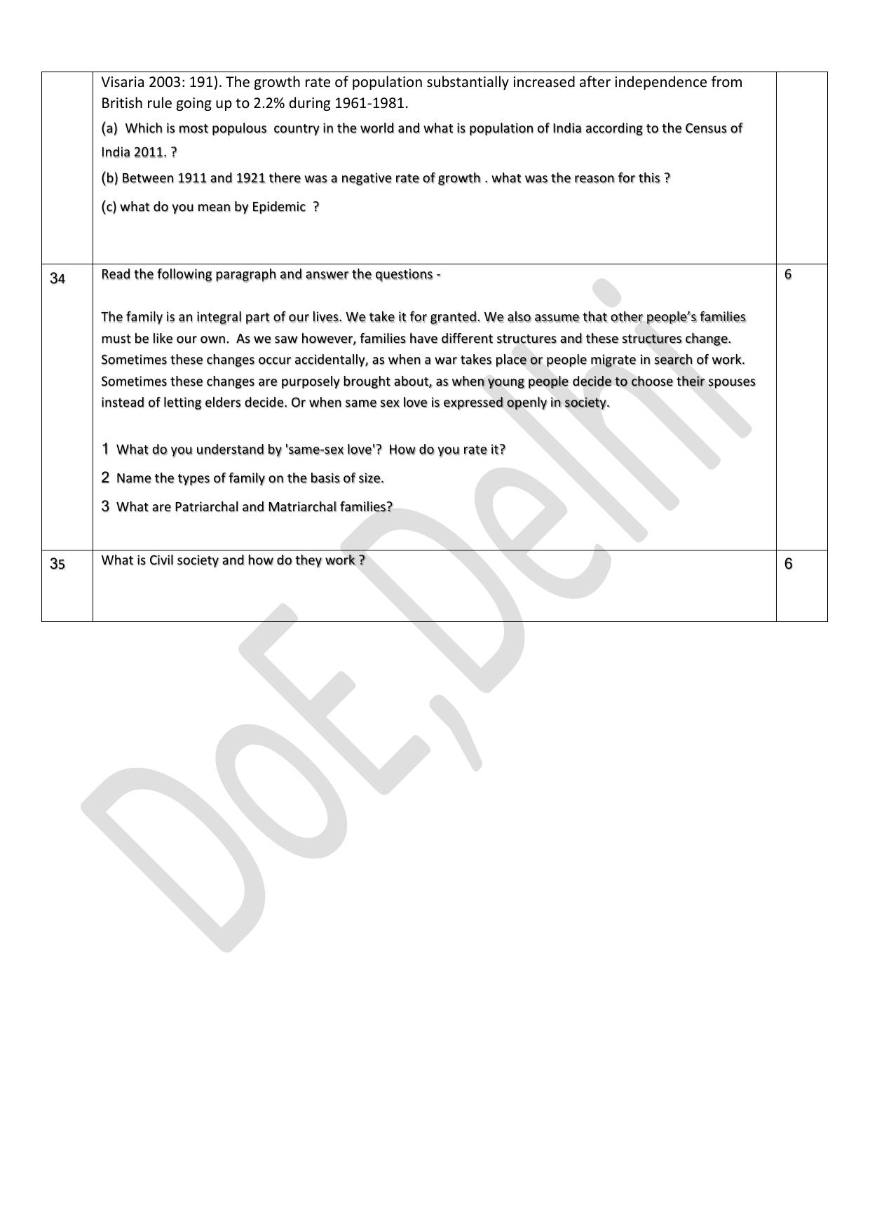 Edudel Class 12 Sociology (English) Practice Papers-2 (2023-24) - Page 7