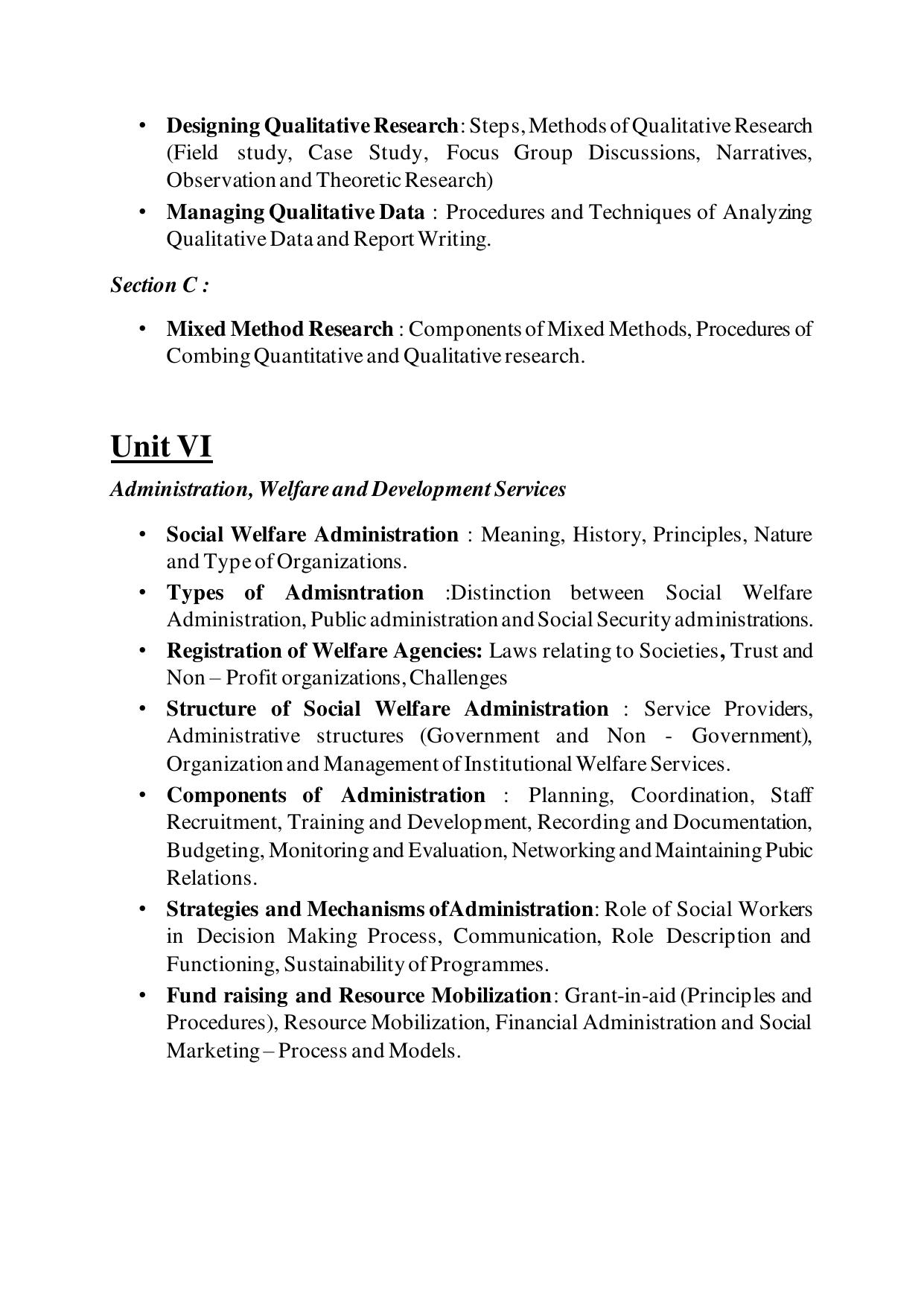 TNSET Syllabus - Social Work - Page 5