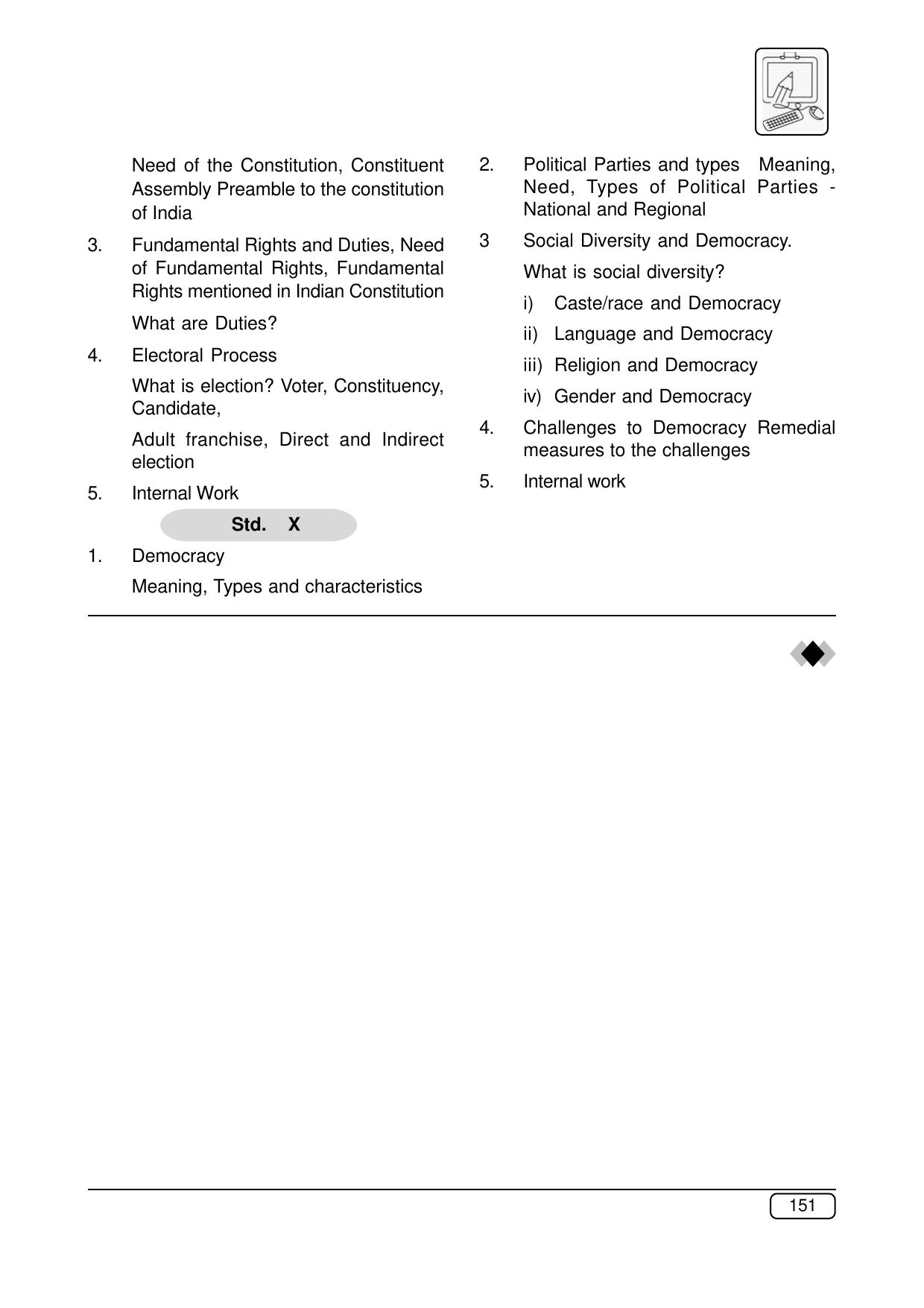 Maharashtra SSC Social Science Syllabus - Page 3