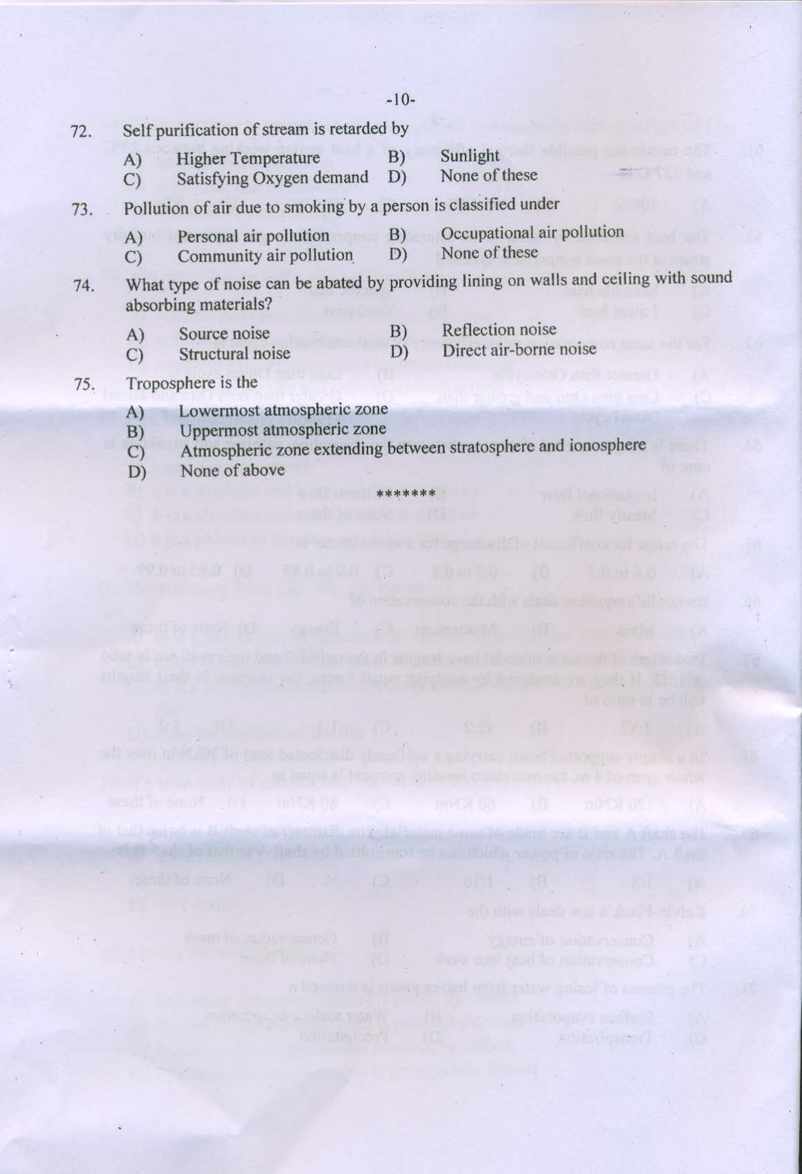 PULEET 2014 Question Paper with Answer Key - Page 11