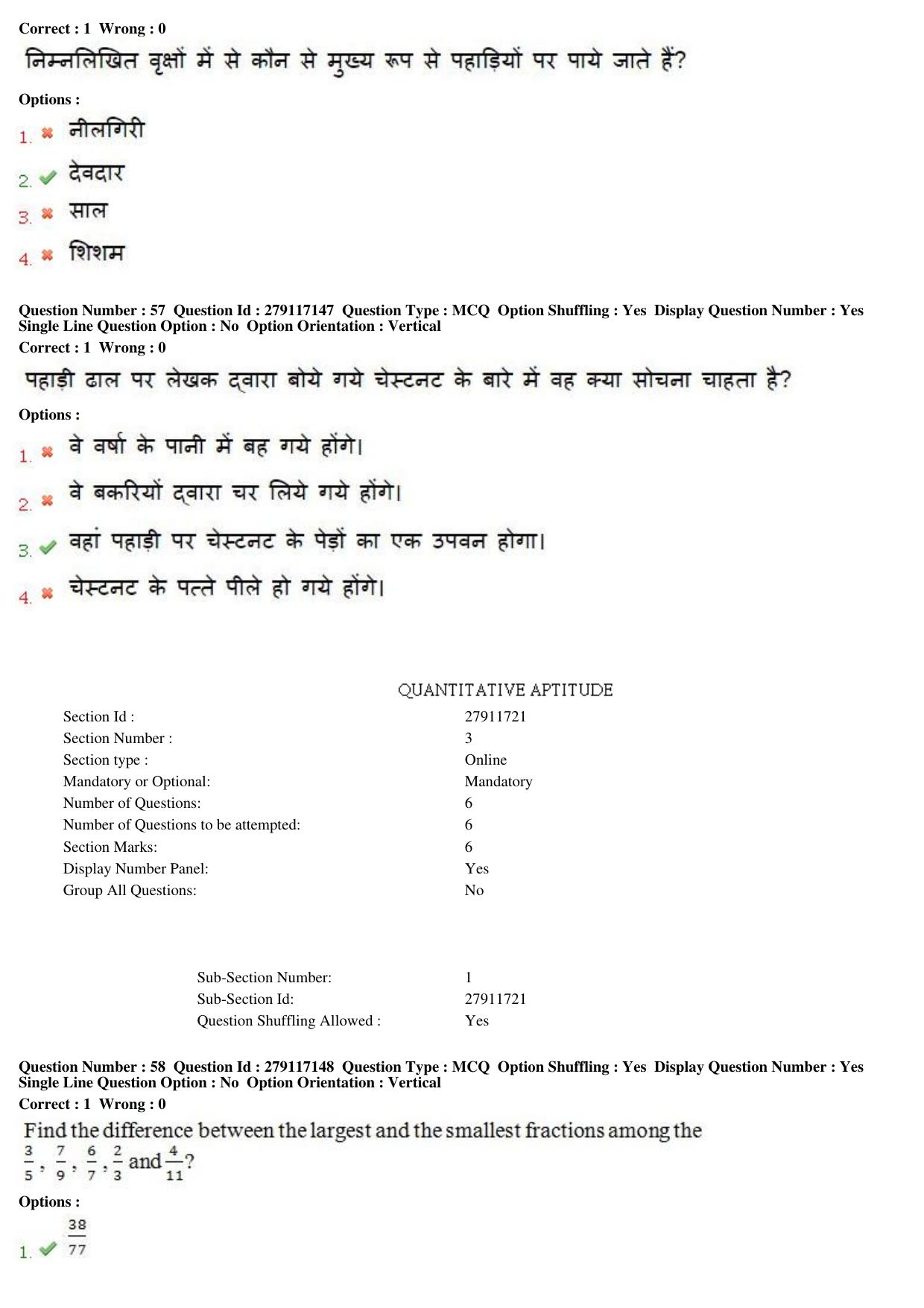 MP CPCT 09th Oct 2016 CPCT Question Paper Shift 2 - Page 33