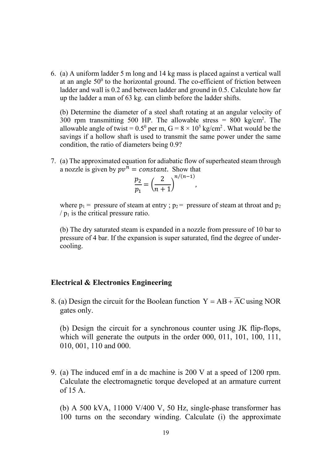 ISI Admission Test M.Tech (QROR) PQB 2016 Sample Paper - Page 20
