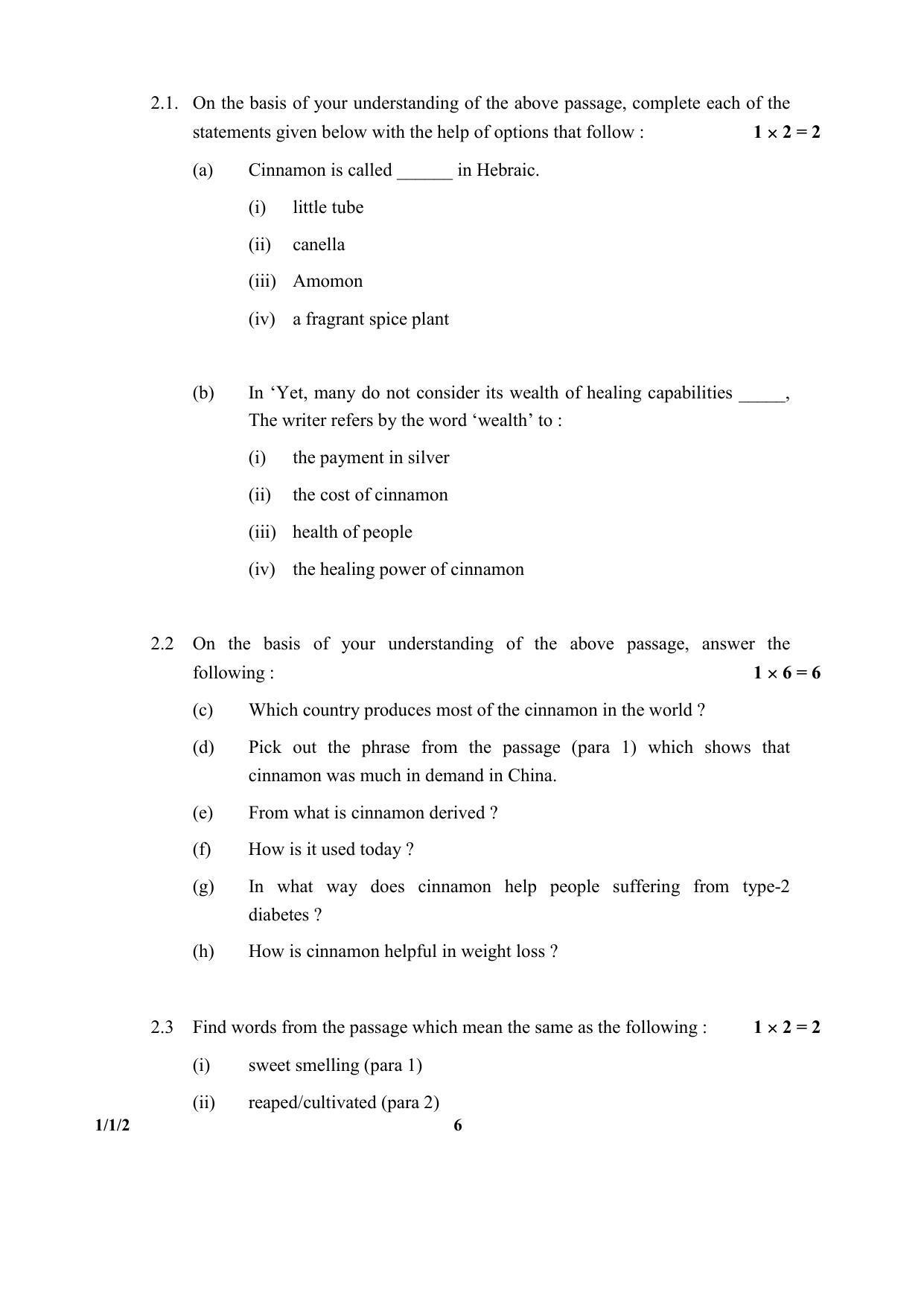 CBSE Class 12 1-1-2 (English) 2017-comptt Question Paper - Page 6