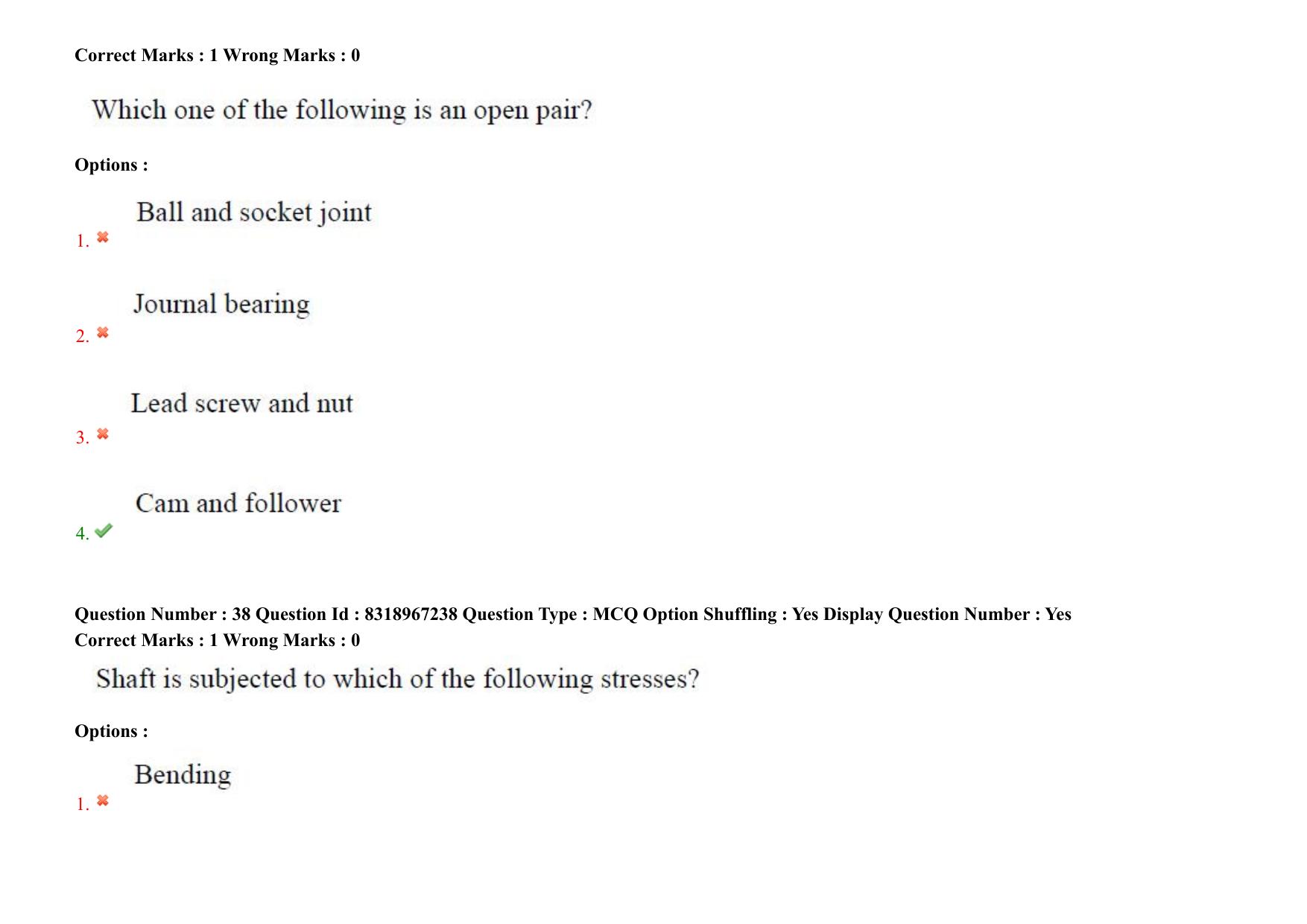 AP PGCET 2025 Mechanical Engineering Paper with Answer Key - Page 29