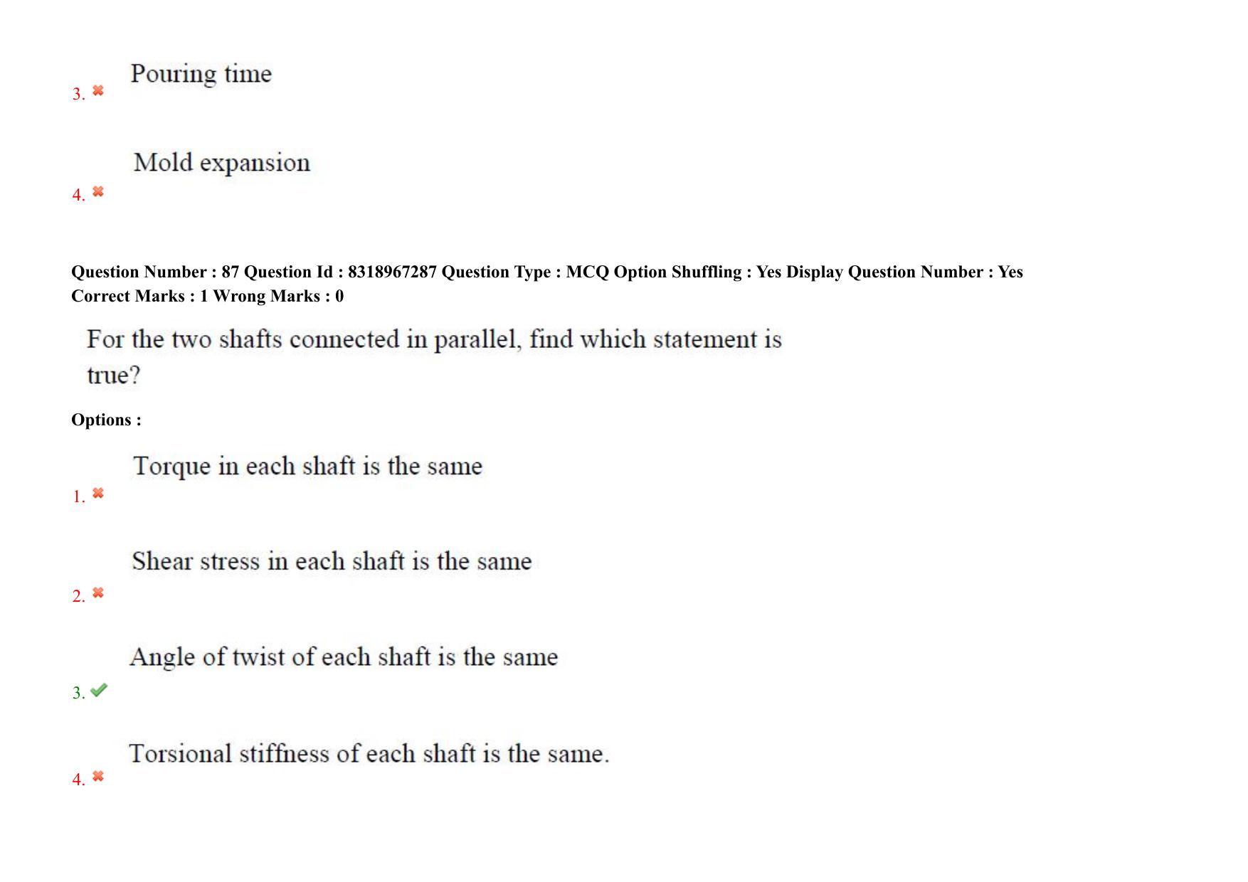 AP PGCET 2025 Mechanical Engineering Paper with Answer Key - Page 65