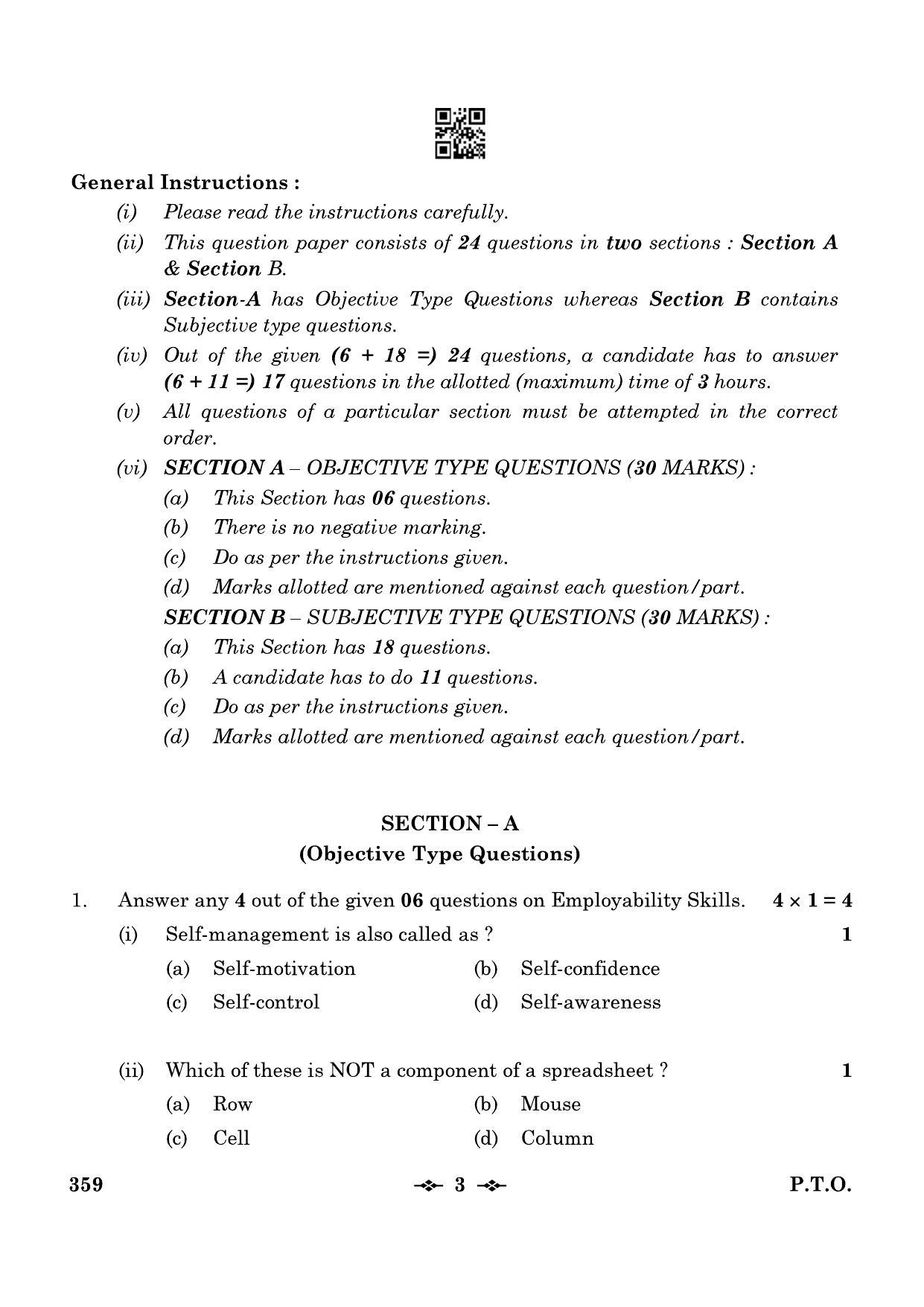 CBSE Class 12 359_Mass Media Studies 2023 Question Paper - Page 3