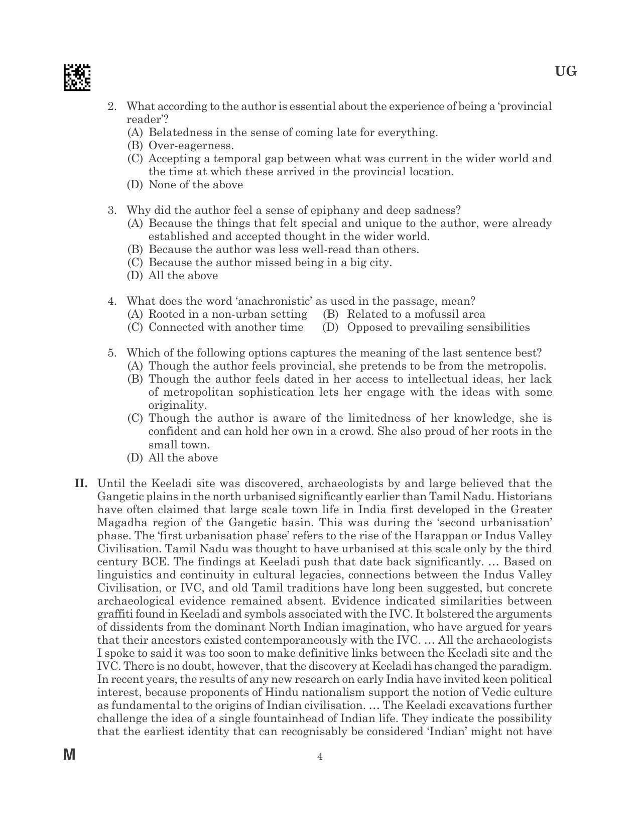 CLAT 2023 UG Question Paper - Page 4