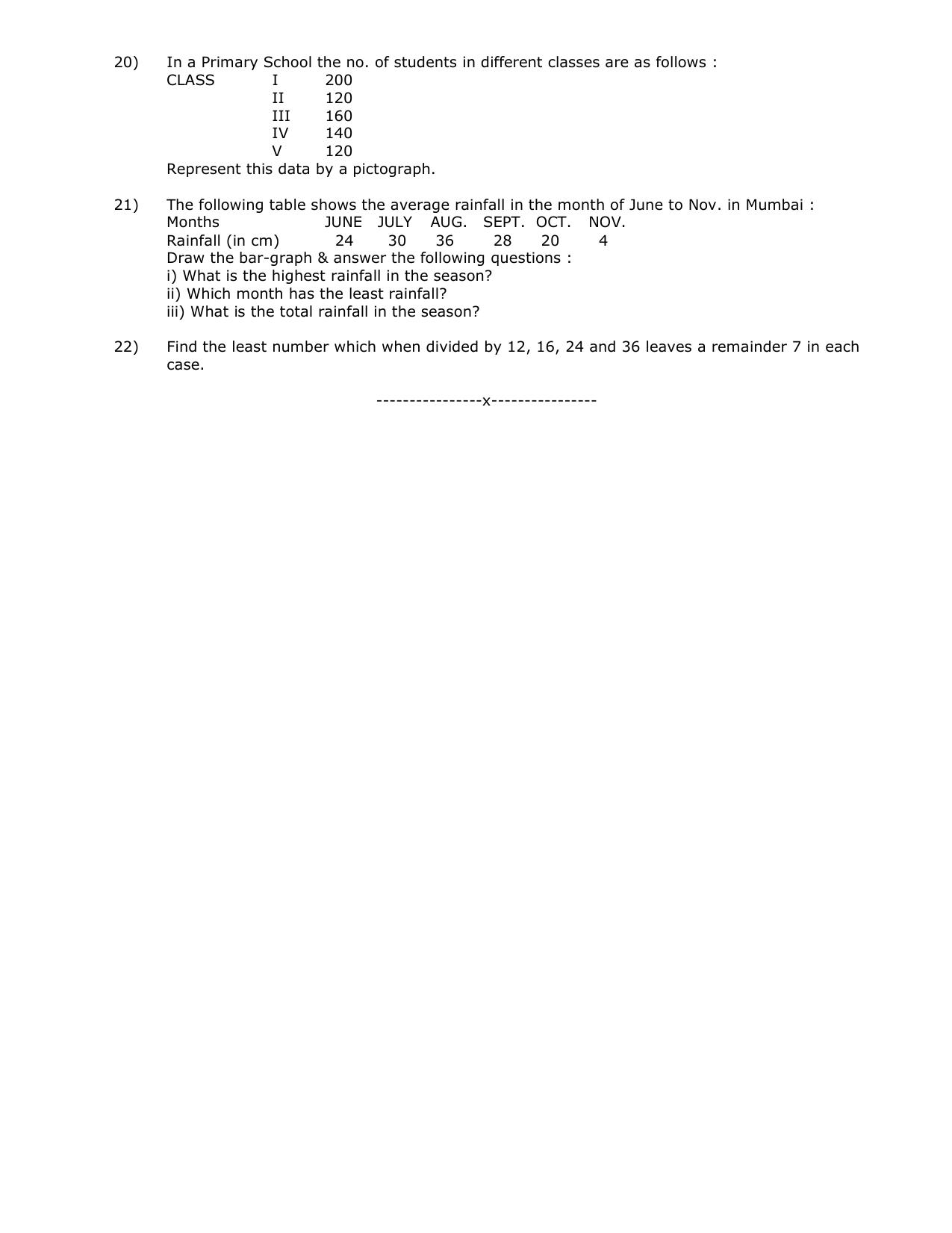 CBSE Worksheets for Class 6 Maths Assignment 13 - Page 2