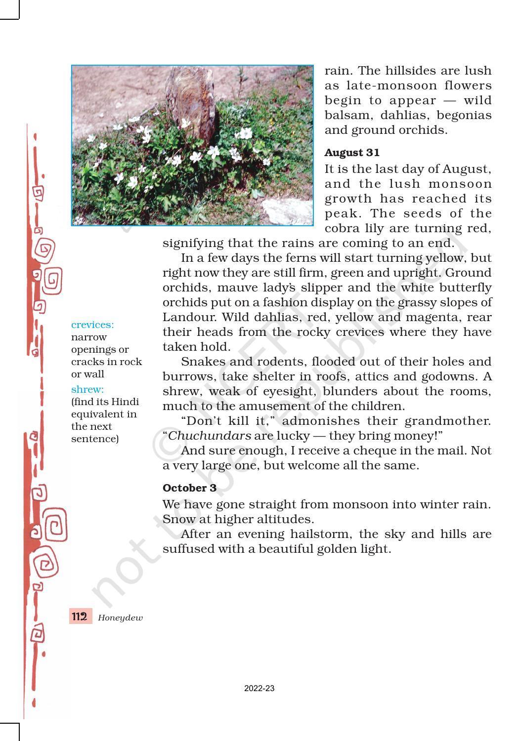 NCERT Book for Class 8 English Chapter 8 A Short Monsoon Diary - Page 4