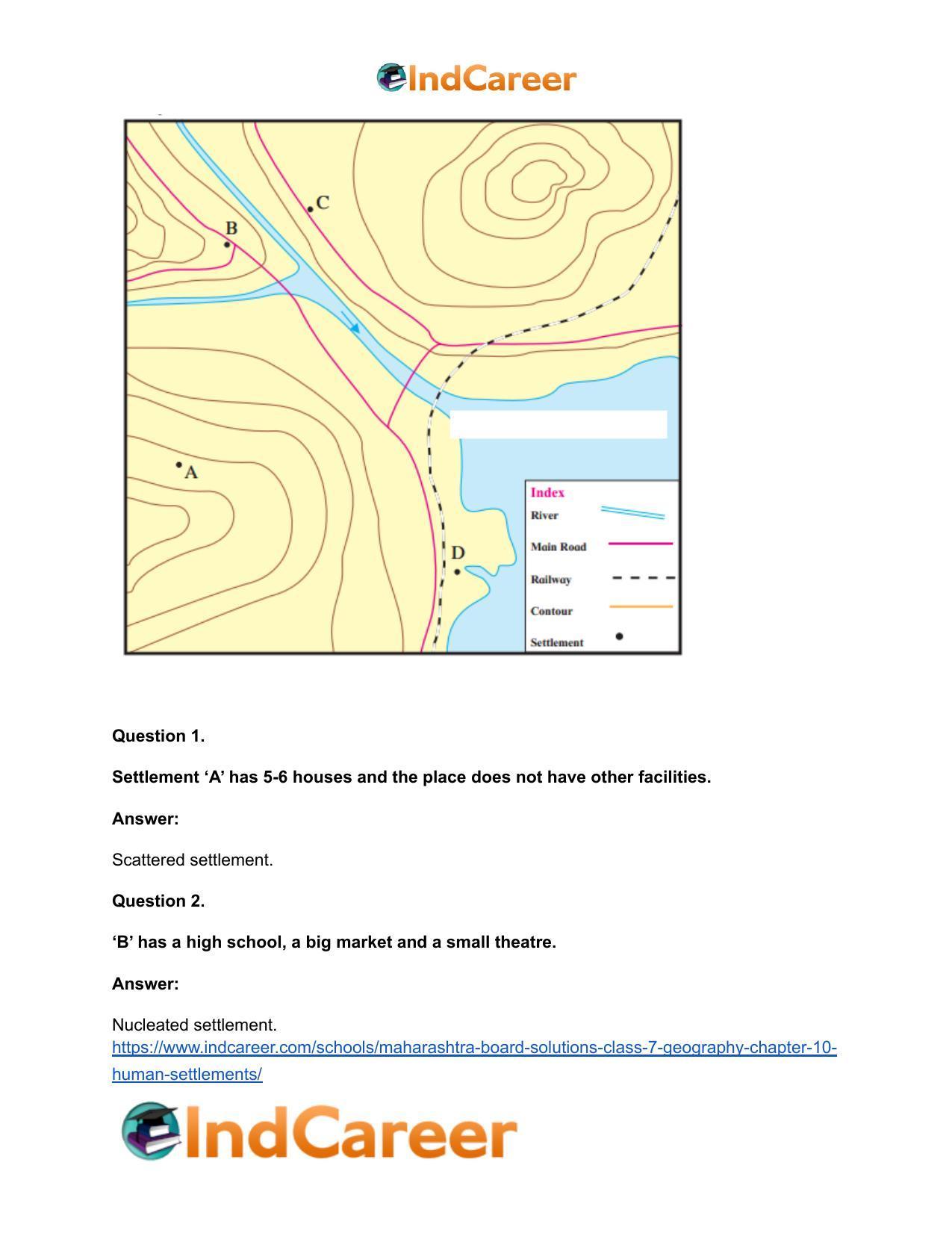 Maharashtra Board Solutions Class 7-Geography: Chapter 10- Human Settlements - Page 7
