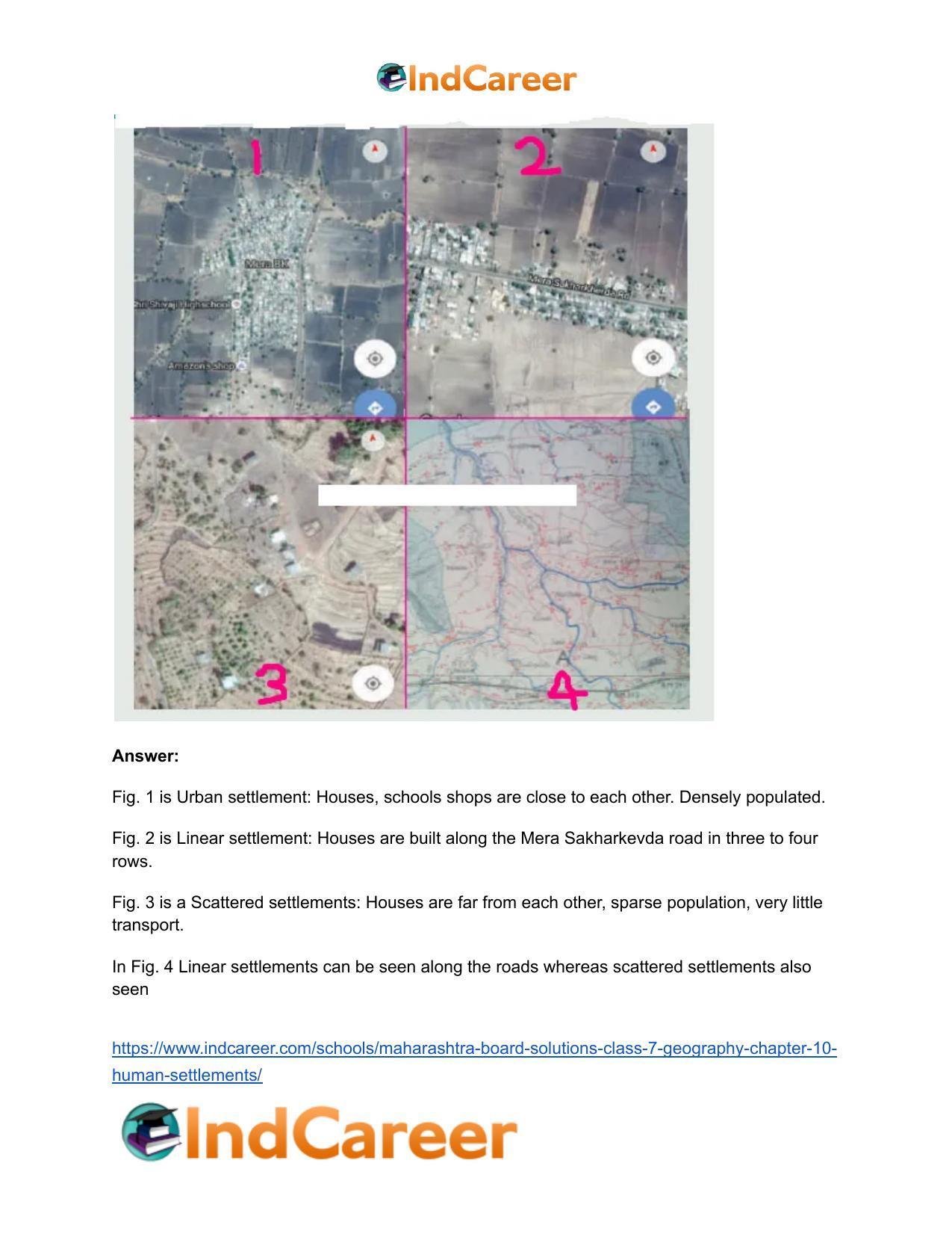 Maharashtra Board Solutions Class 7-Geography: Chapter 10- Human Settlements - Page 15